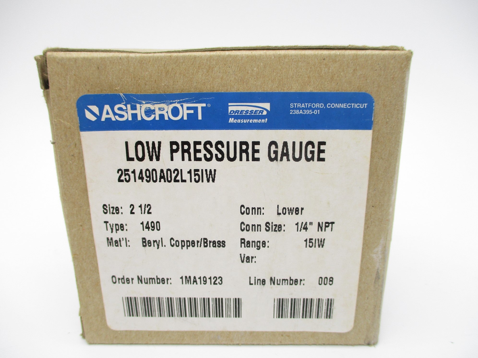 ASHCROFT 251490A02L15IW NSMP