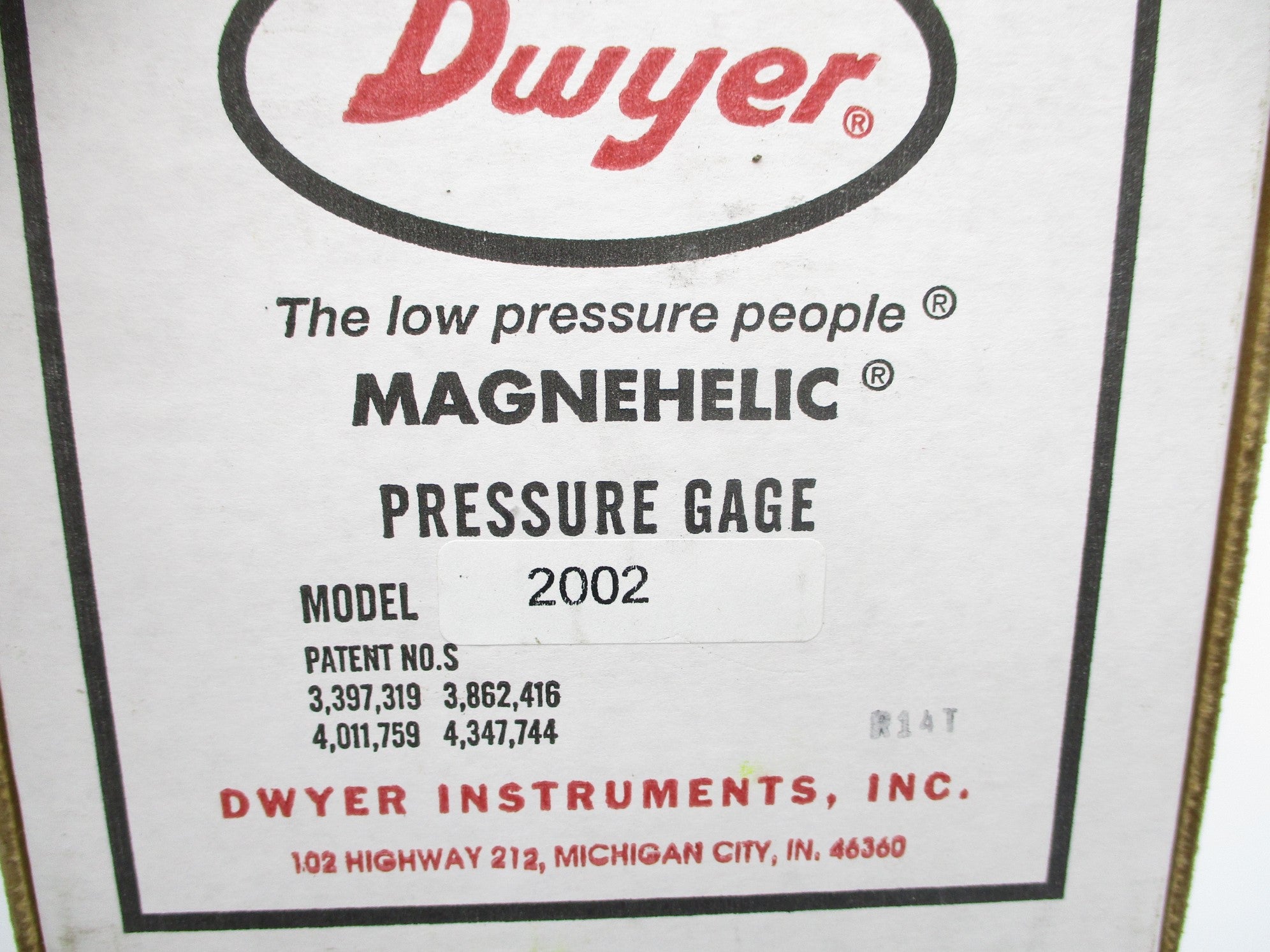 DWYER 2002C 15PSI NSMP