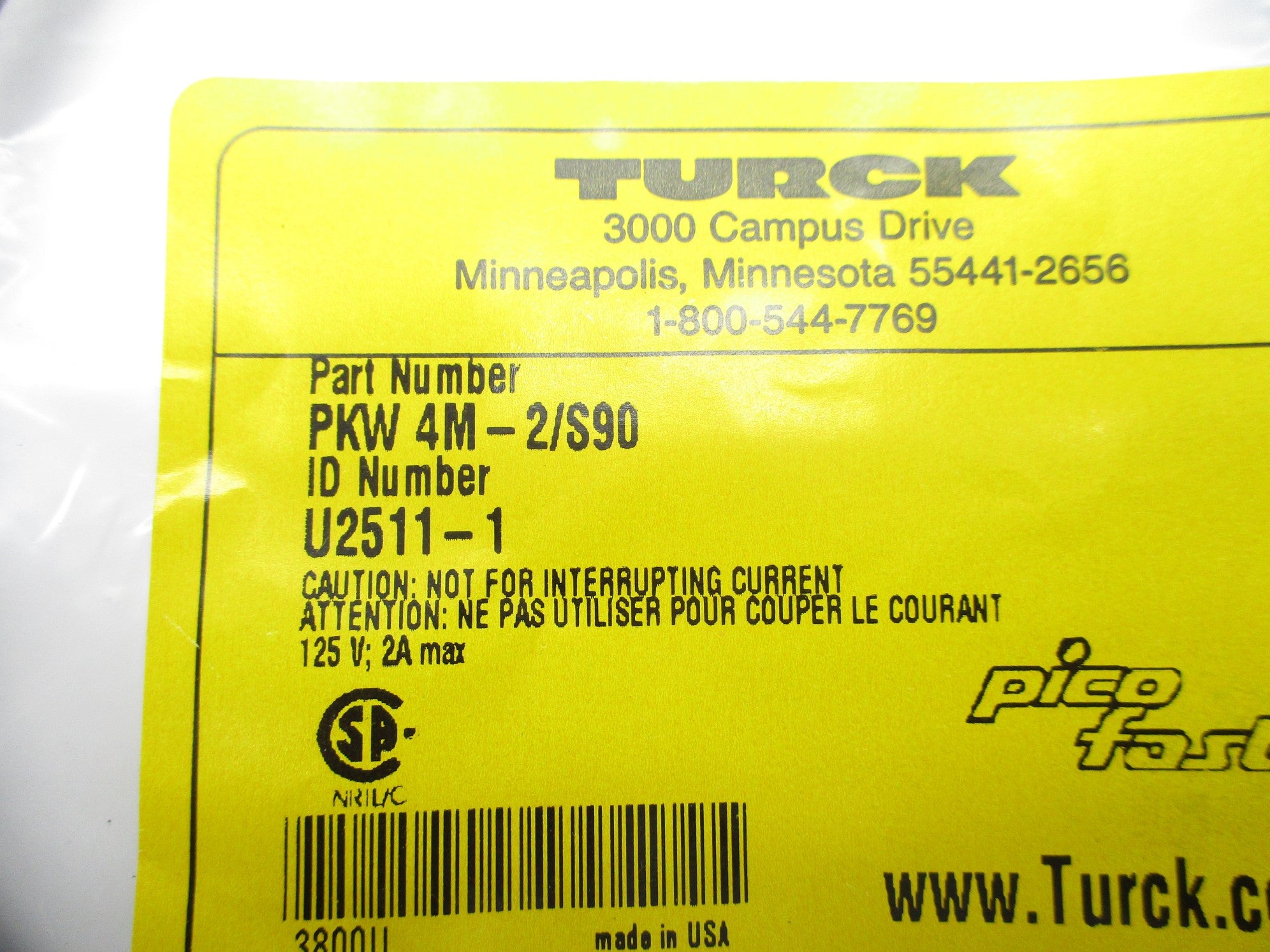 TURCK PKW4M-2/S90 NSMP