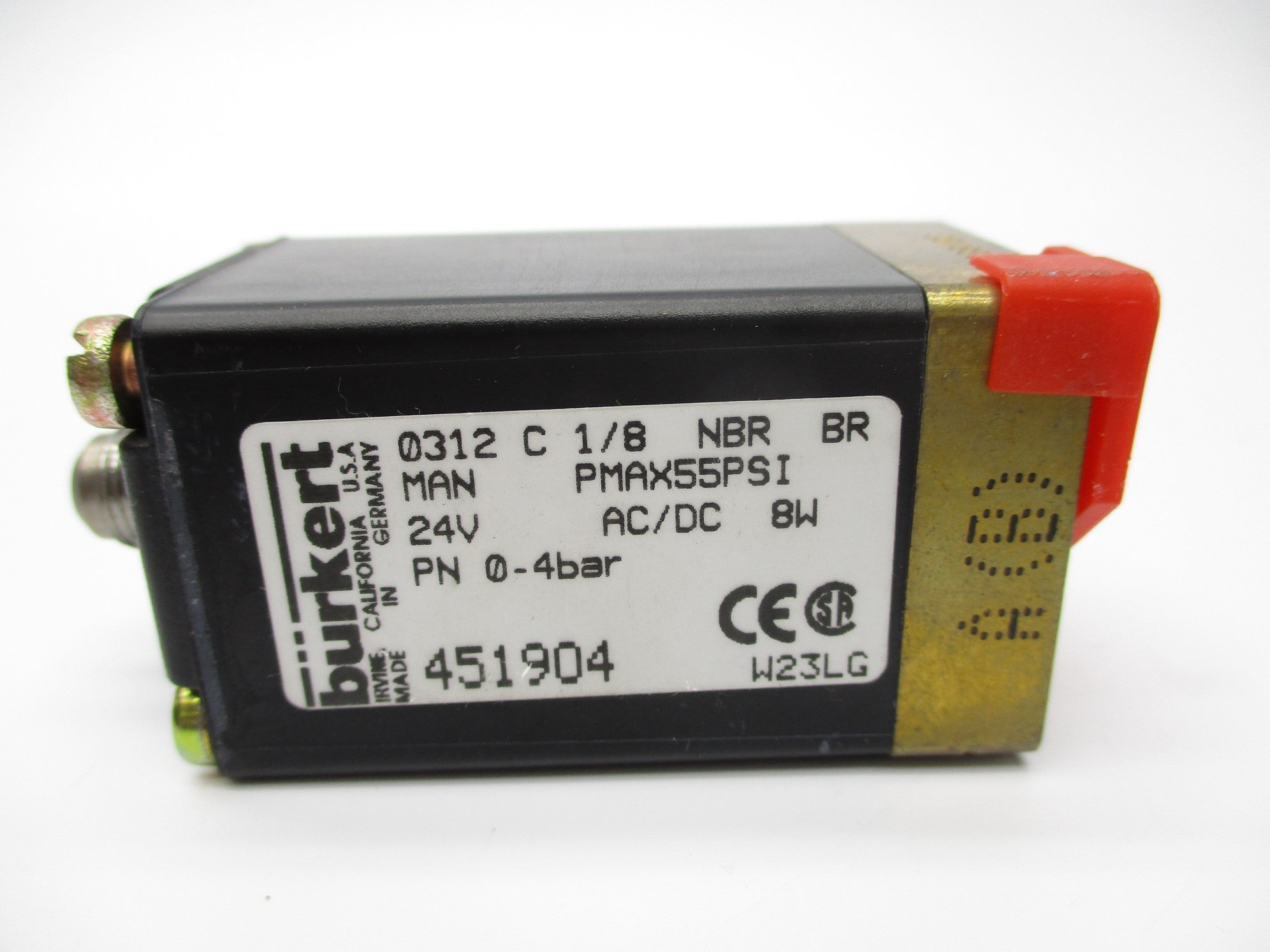 BURKERT 0312C1/8NBR 24V NSNP