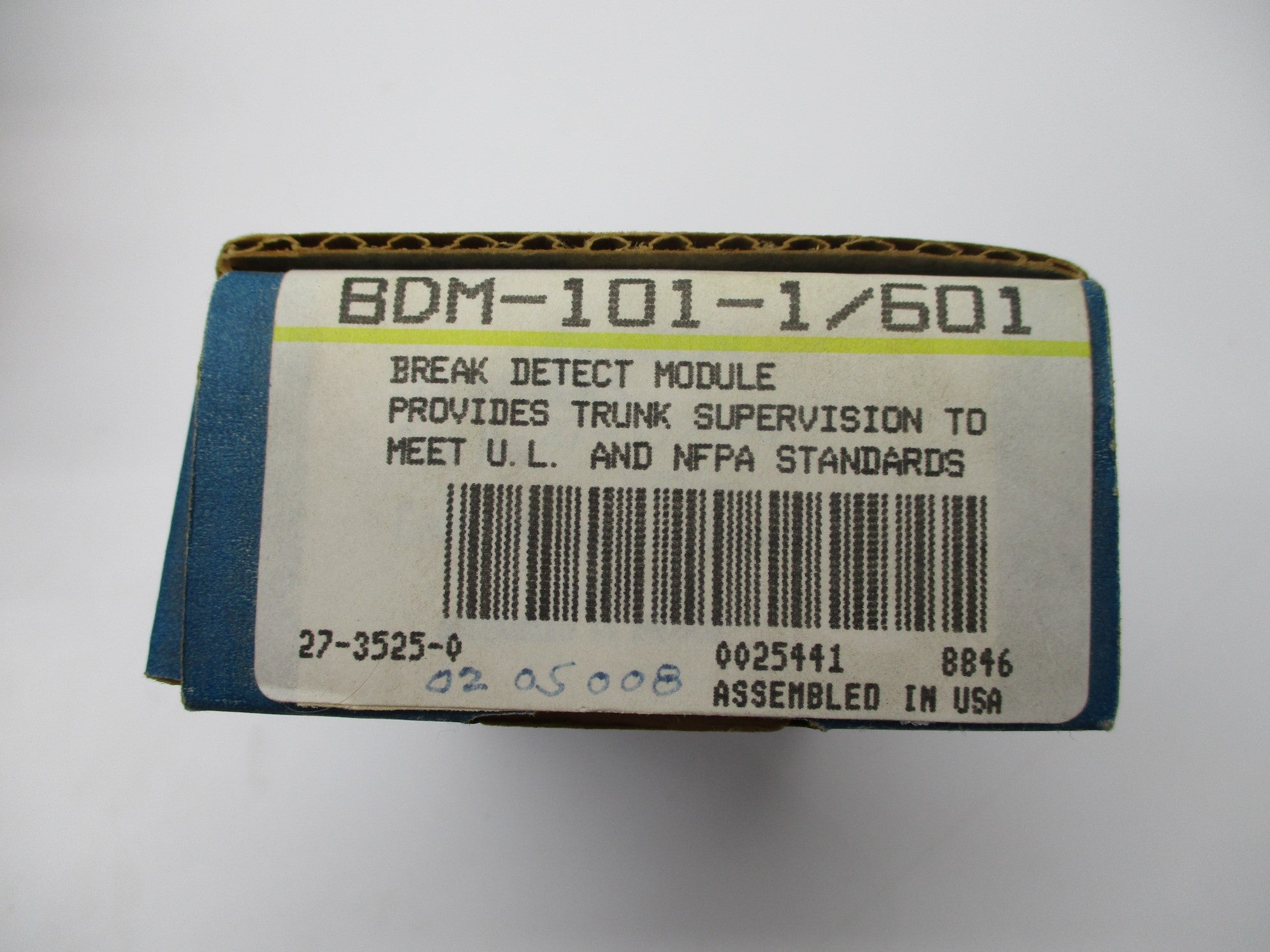 JOHNSON CONTROLS BDM-101-1/601 27-3525-0 NSMP