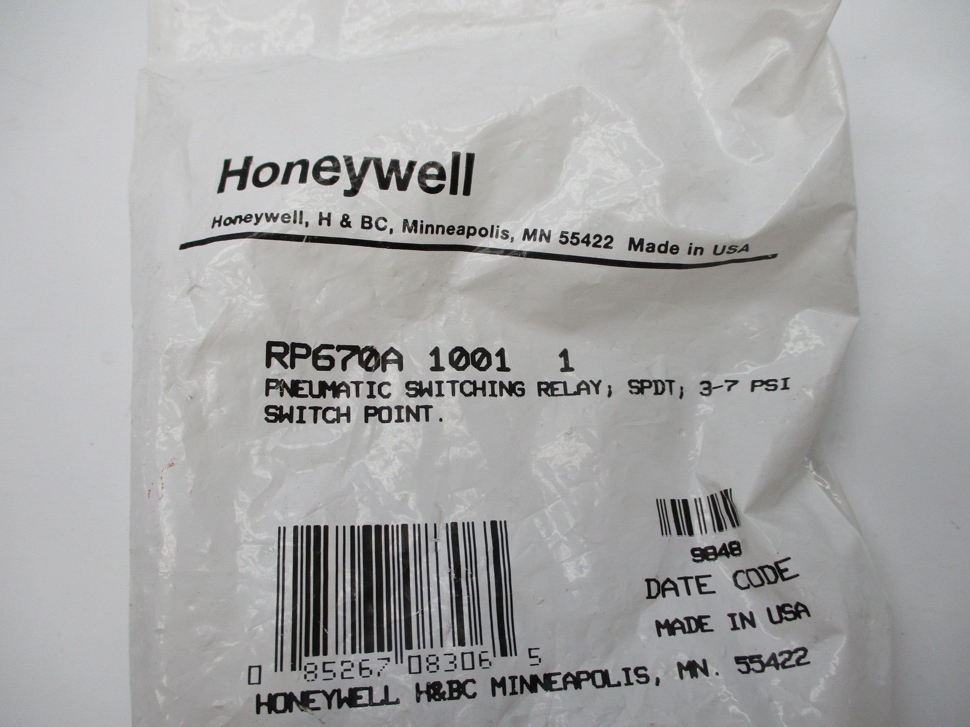 HONEYWELL RP670A10011 NSMP