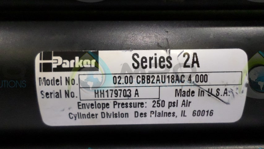 PARKER CBB2AU18AC CYLINDER *USED*