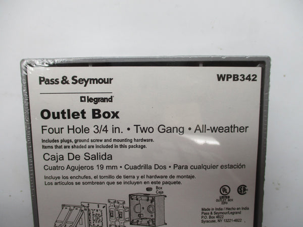 PASS & SEYMOUR WPB342 NSMP