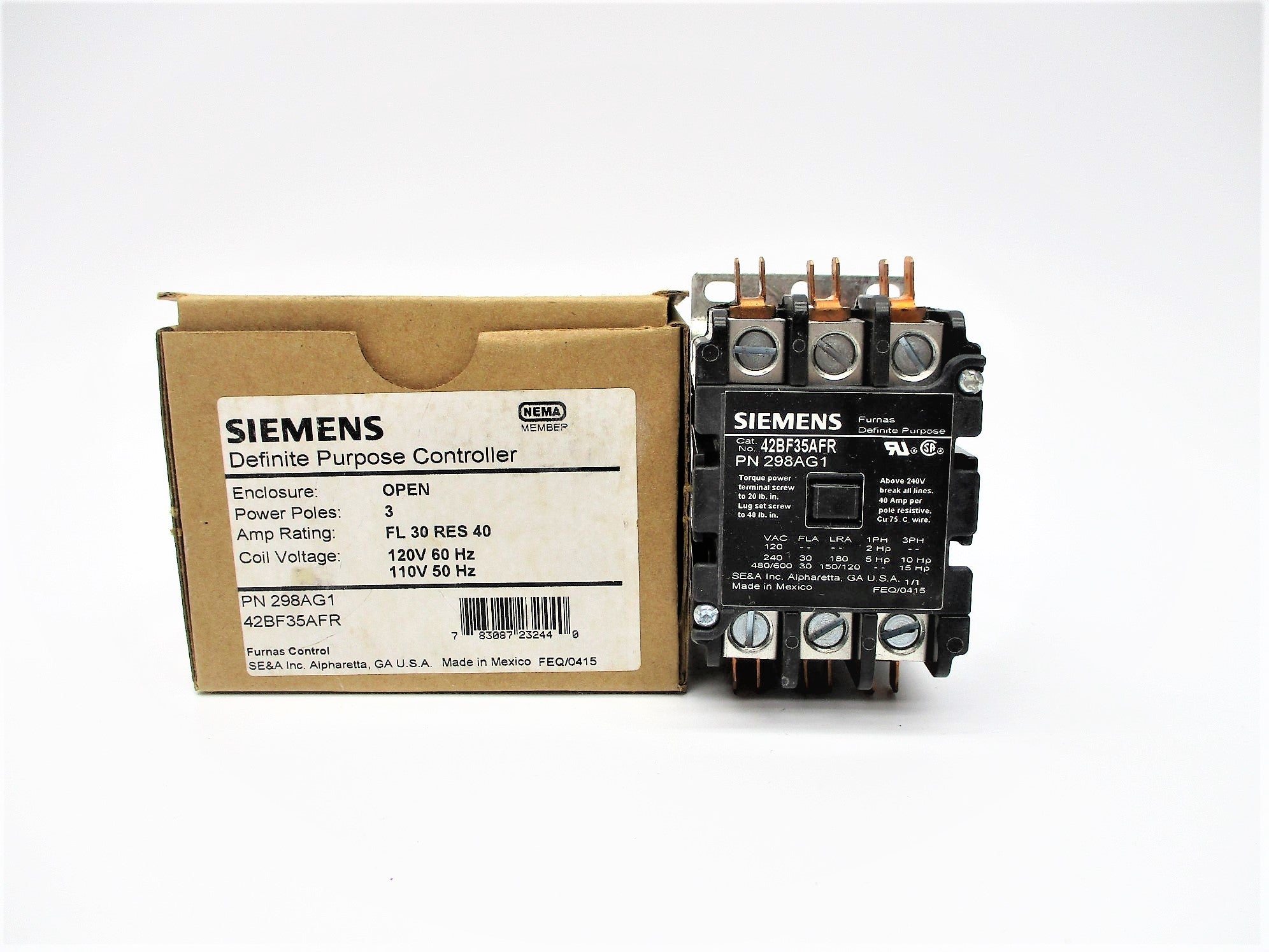 SIEMENS 42BF35AFR 110/120V NSMP