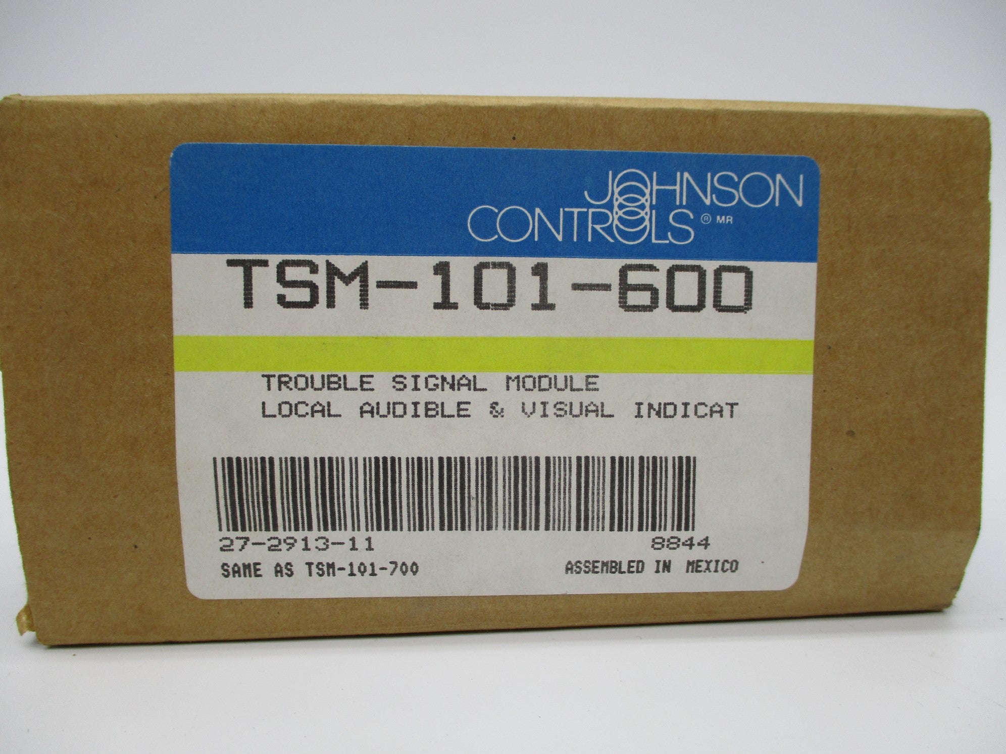 JOHNSON CONTROLS TSM-101-600 27-2913-11 NSMP