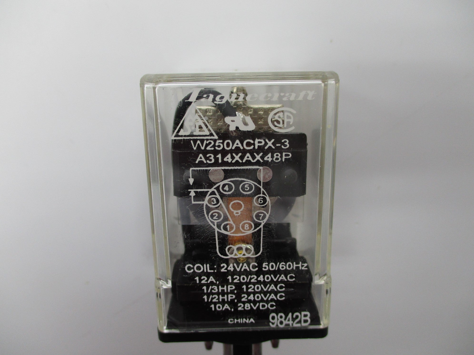 MAGNECRAFT W250ACPX-3 A314XAX48P 12A 24V NSNP