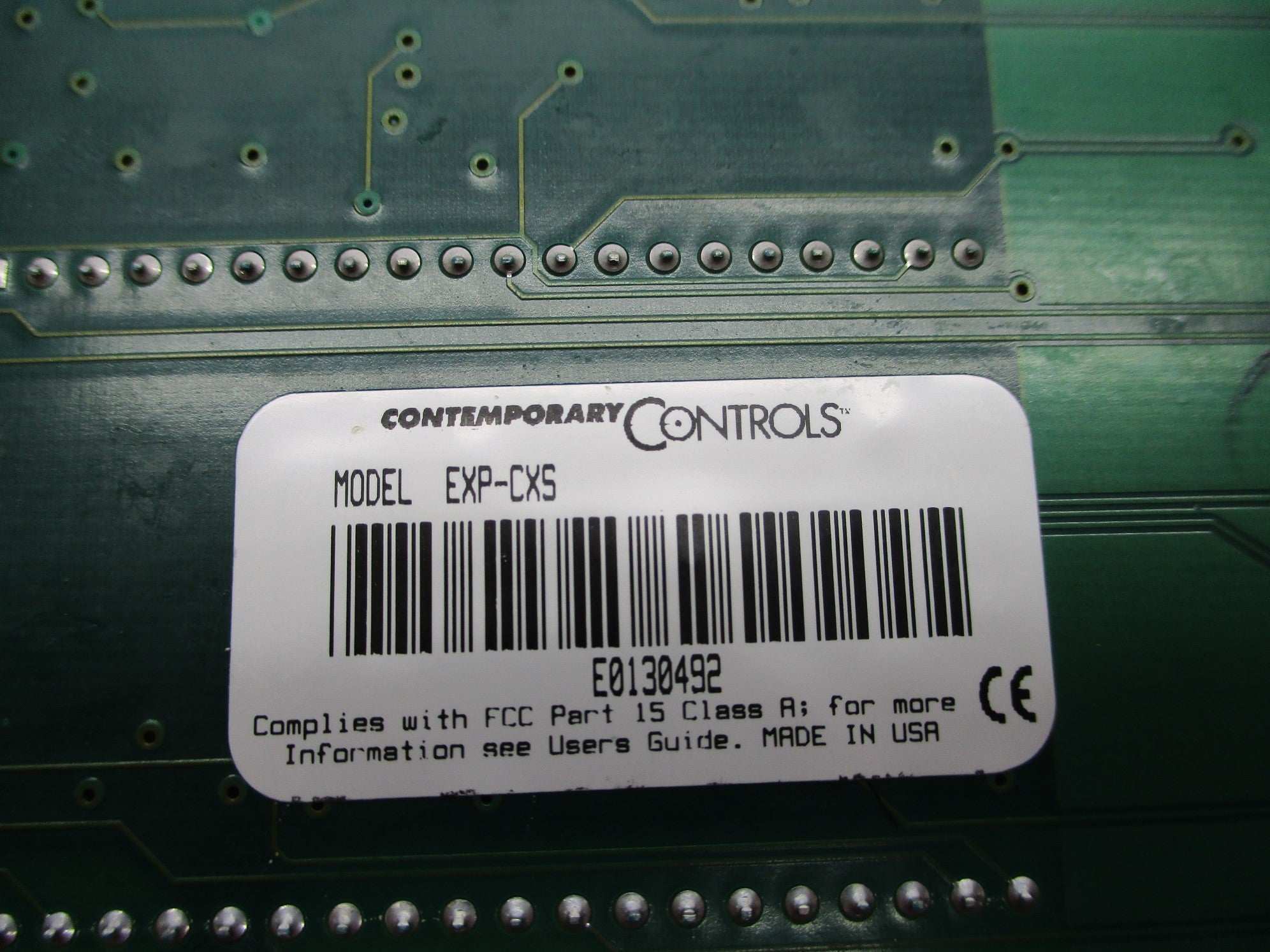 CONTEMPORARY CONTROLS EXP-CXS NSNP