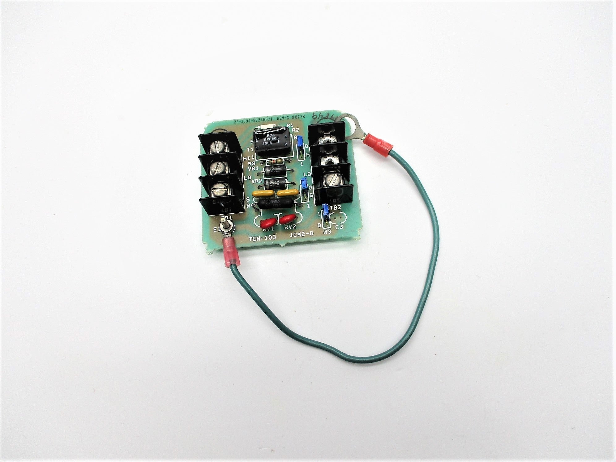 JOHNSON CONTROLS TEM-103 27-3394-5 REV. C UNMP