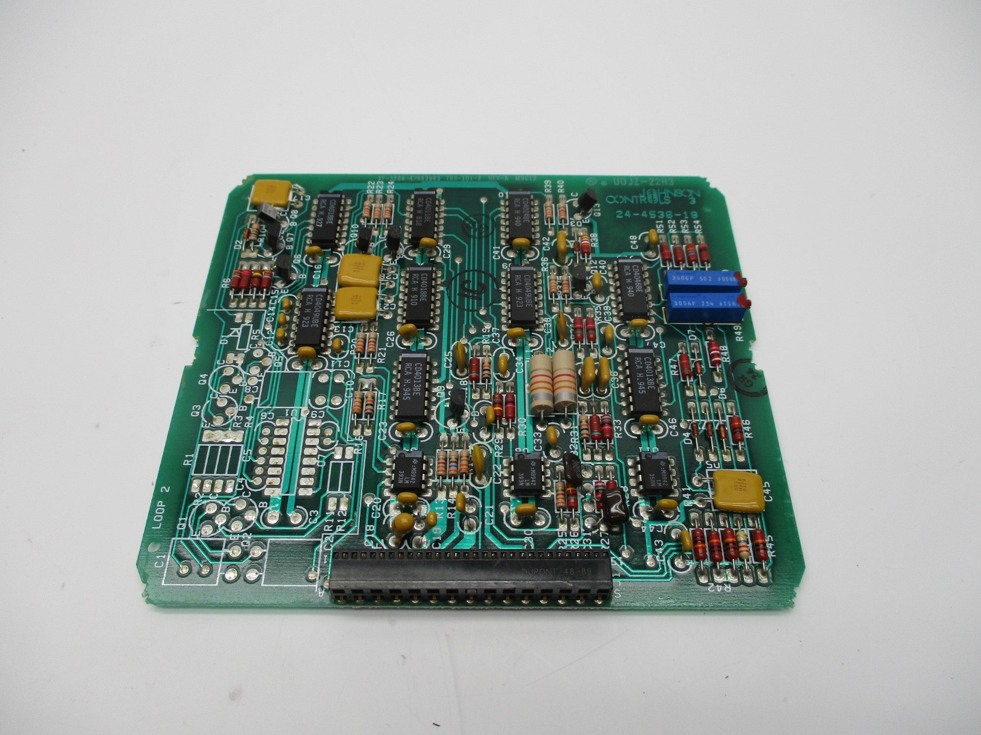 JOHNSON CONTROLS TRS-101-2 27-3268-4 REV. A NSNP