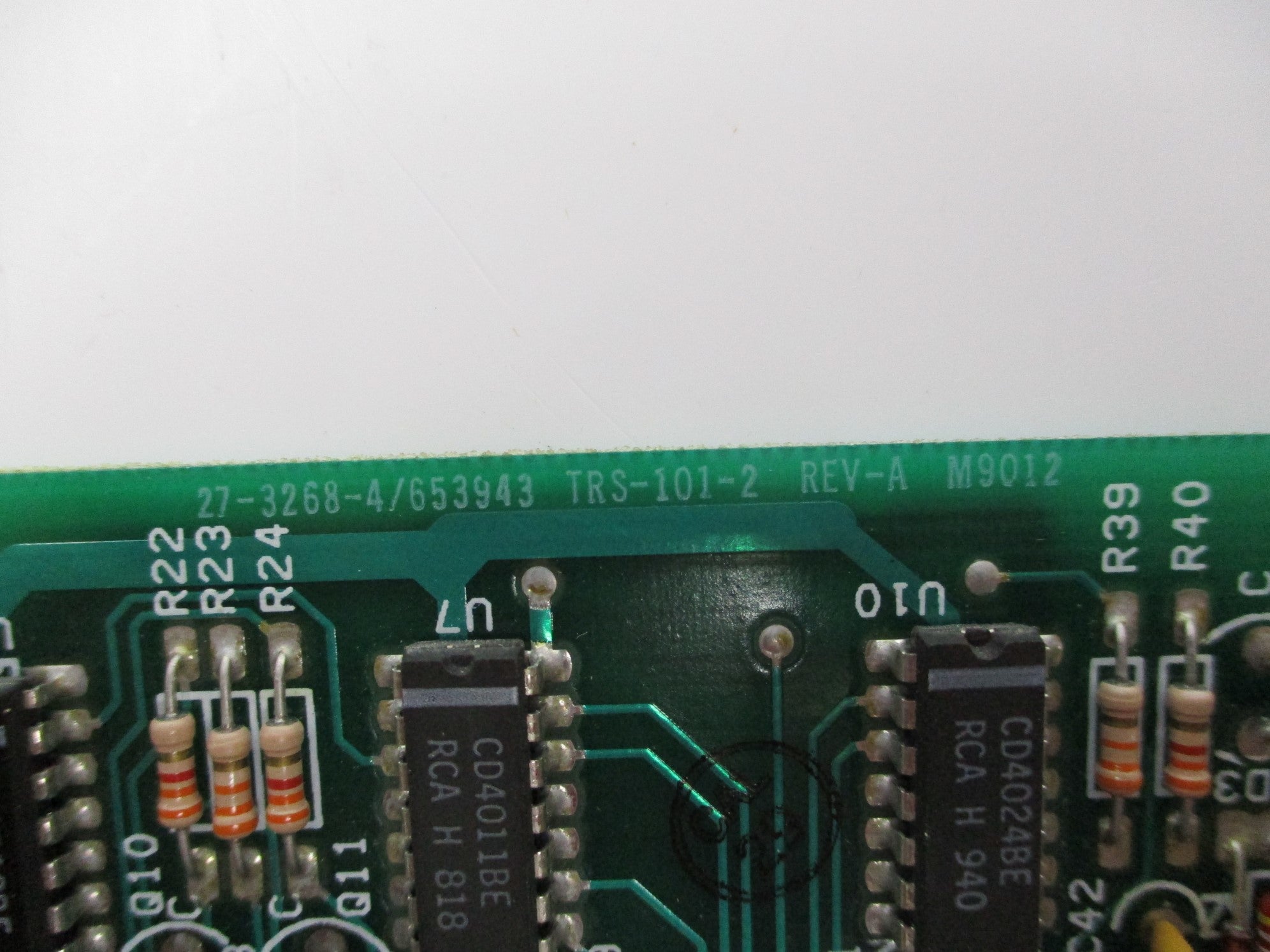 JOHNSON CONTROLS TRS-101-2 27-3268-4 REV. A NSNP