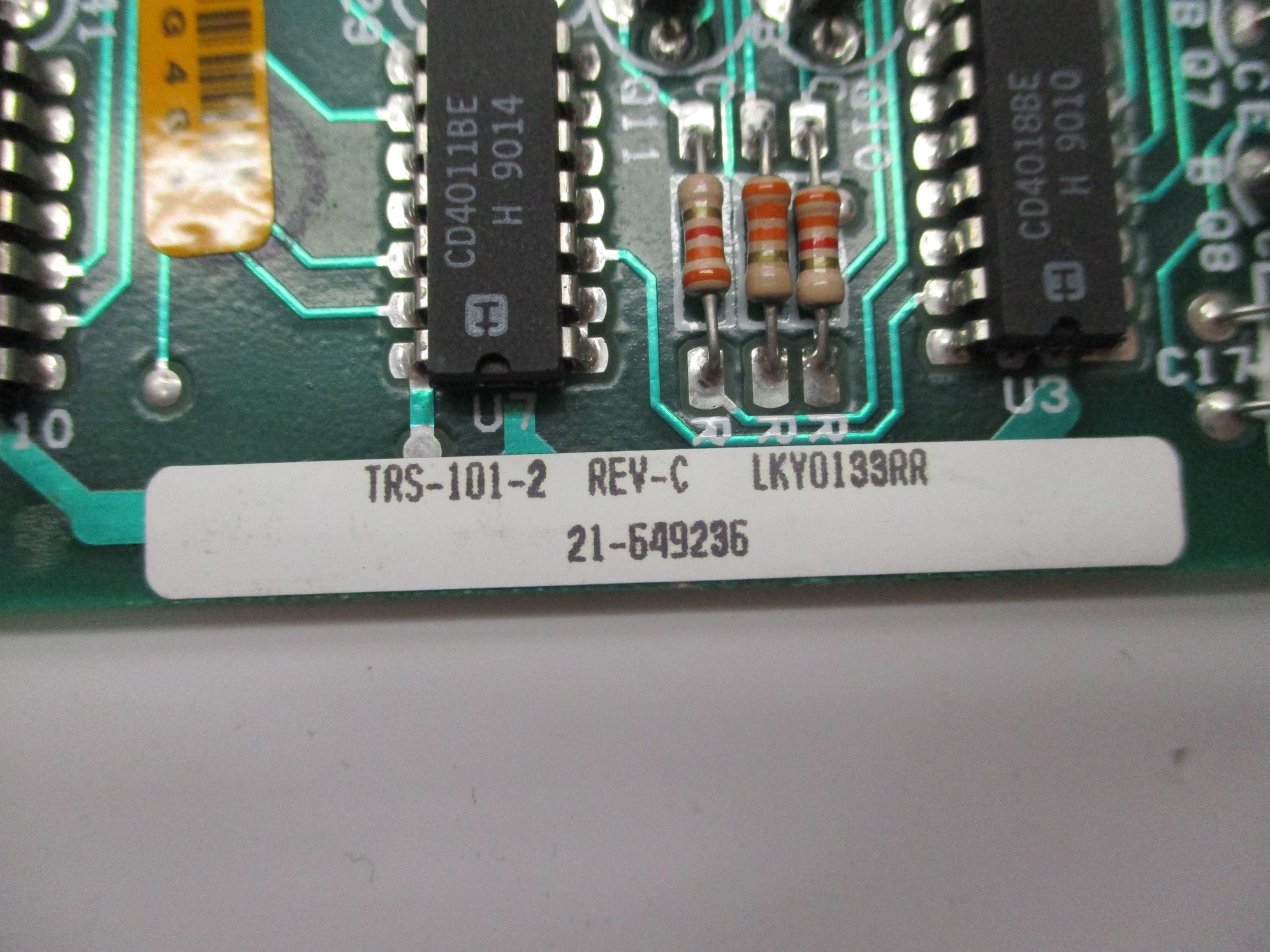 JOHNSON CONTROLS TRS-101-2 21-649236 REV. C NSNP
