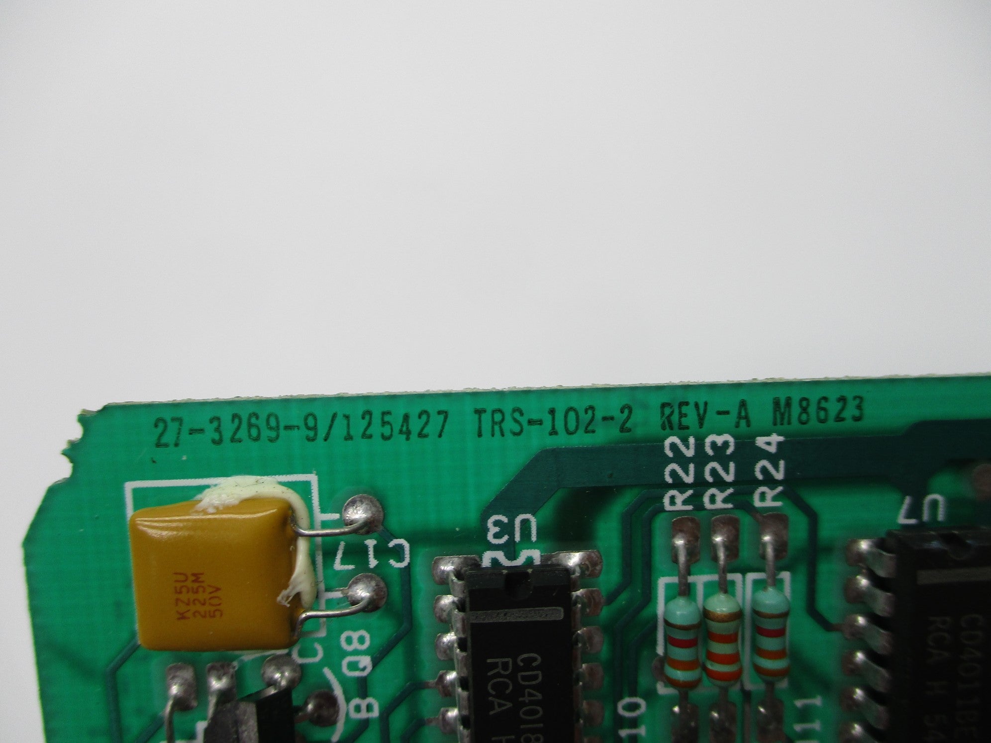 JOHNSON CONTROLS TRS-102-2 27-3269-9 REV. A NSNP