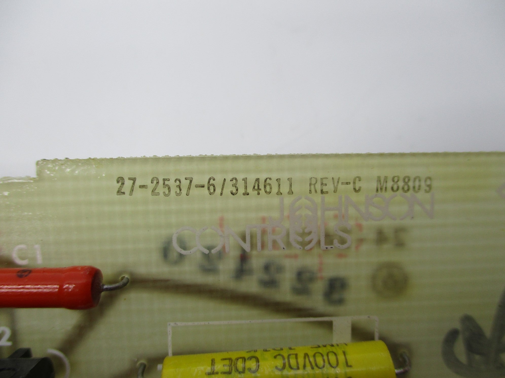 JOHNSON CONTROLS 27-2537-6 REV. C NSNP