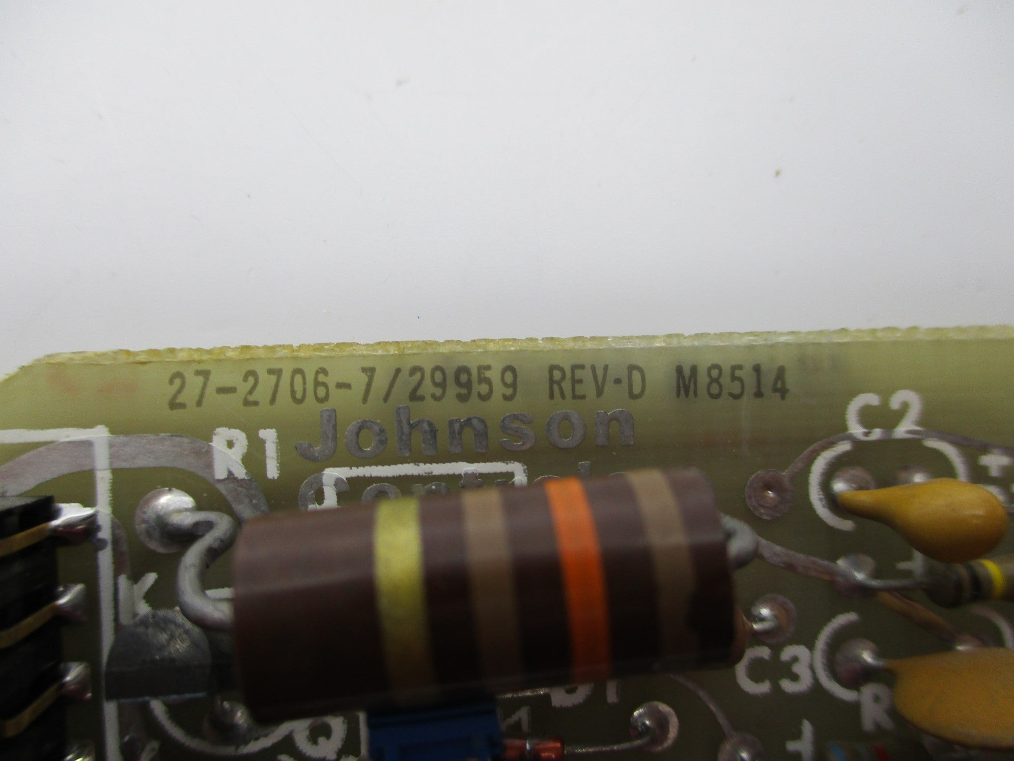 JOHNSON CONTROLS 27-2706-7 REV. D NSNP