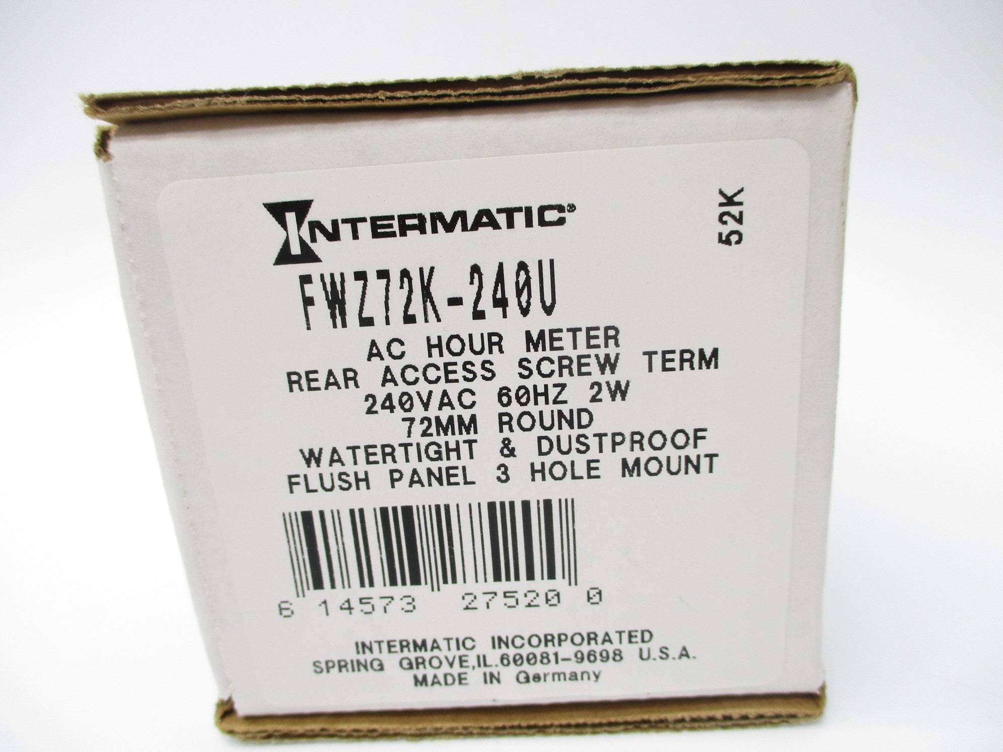 INTERMATIC FWZ72K-240U NSMP