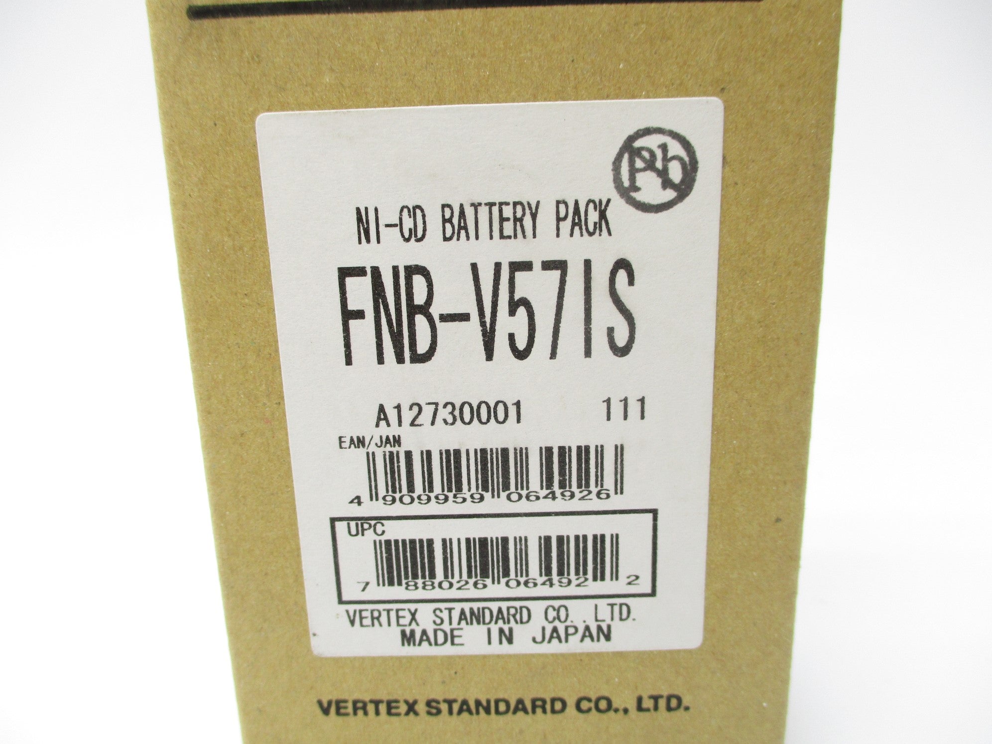 VERTEX STANDARD FNB-V57IS NSMP