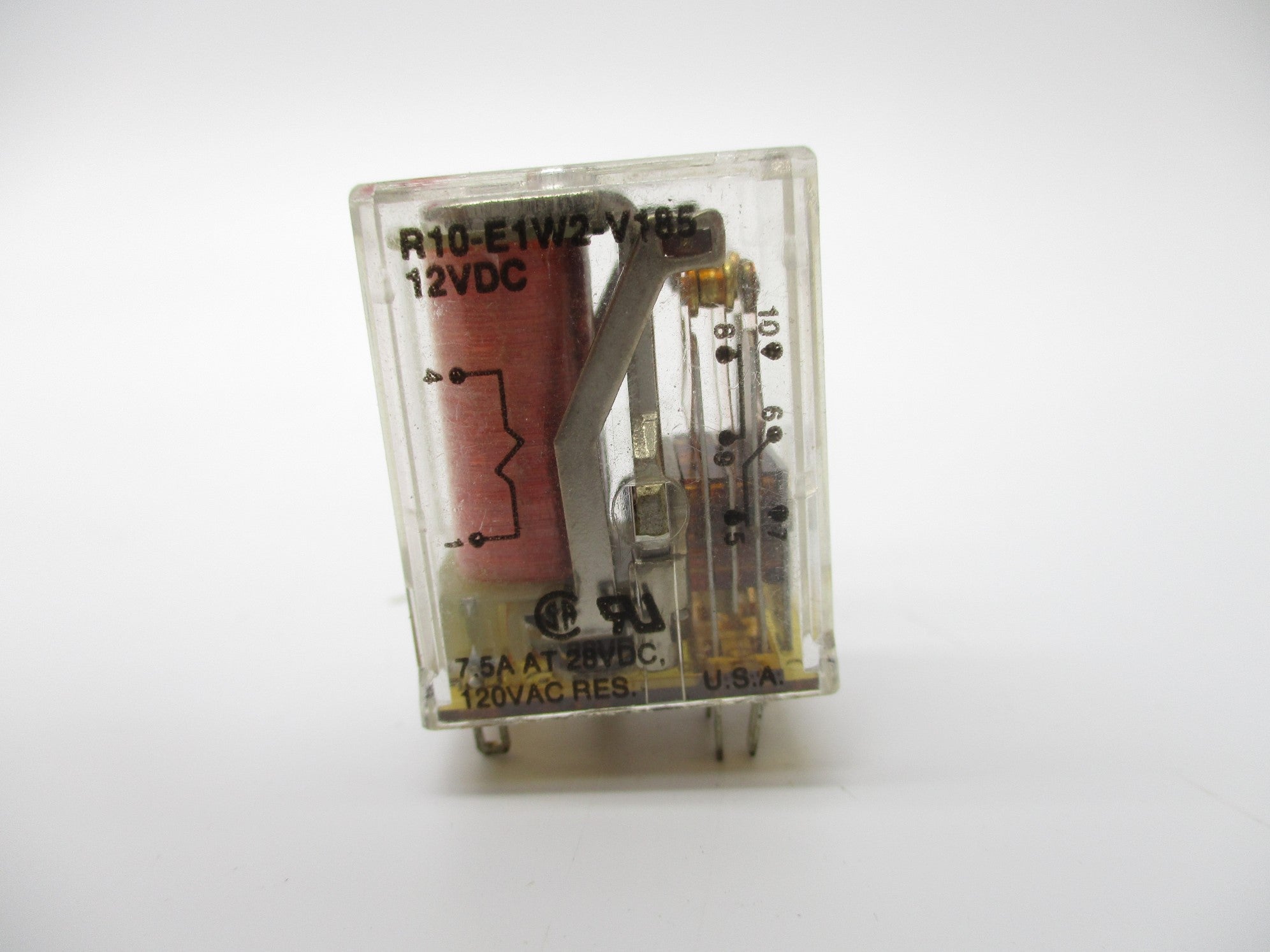 POTTER & BRUMFIELD R10-E1W2-V185 7.5A 12VDC UNMP