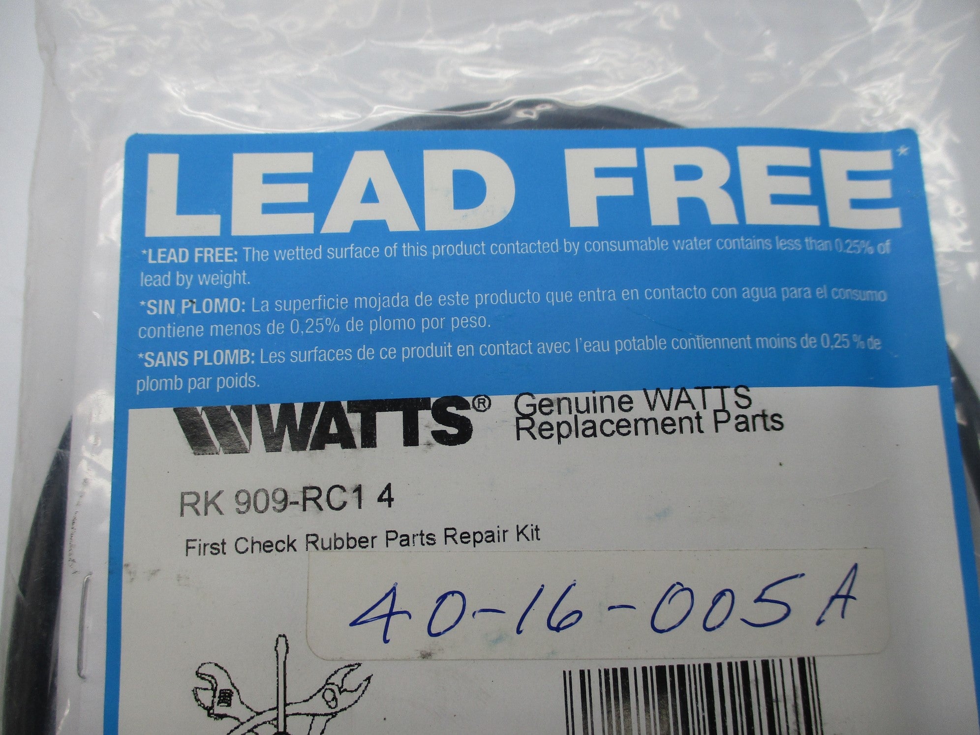 WATTS 0887221 RK909-RC1-4 NSMP