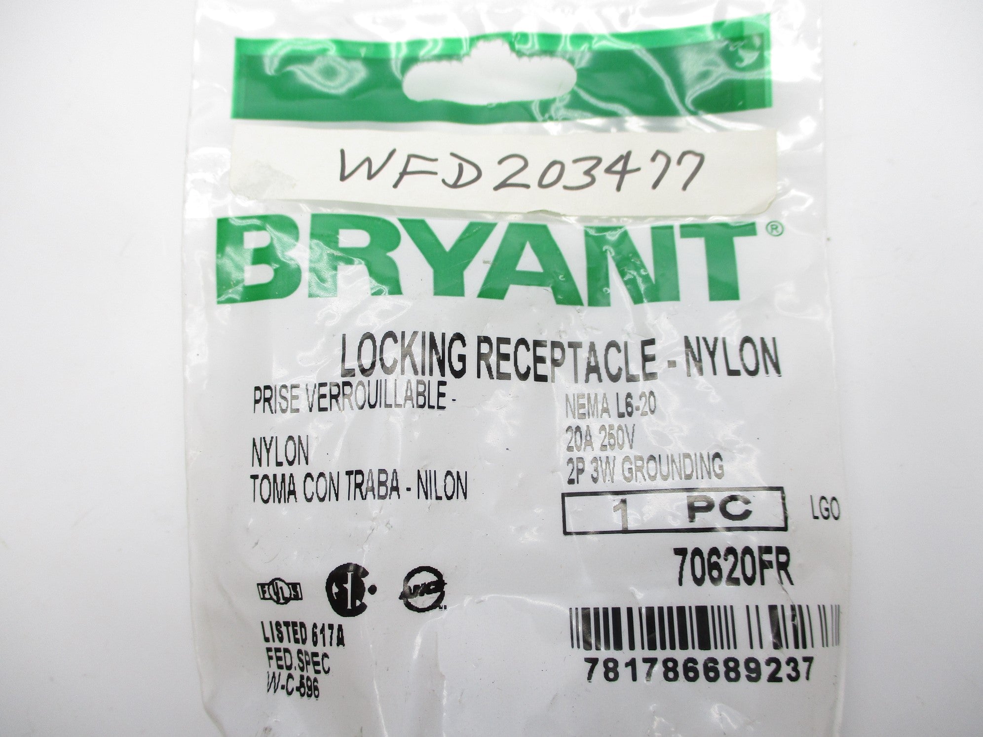 BRYANT 70620FR NSMP