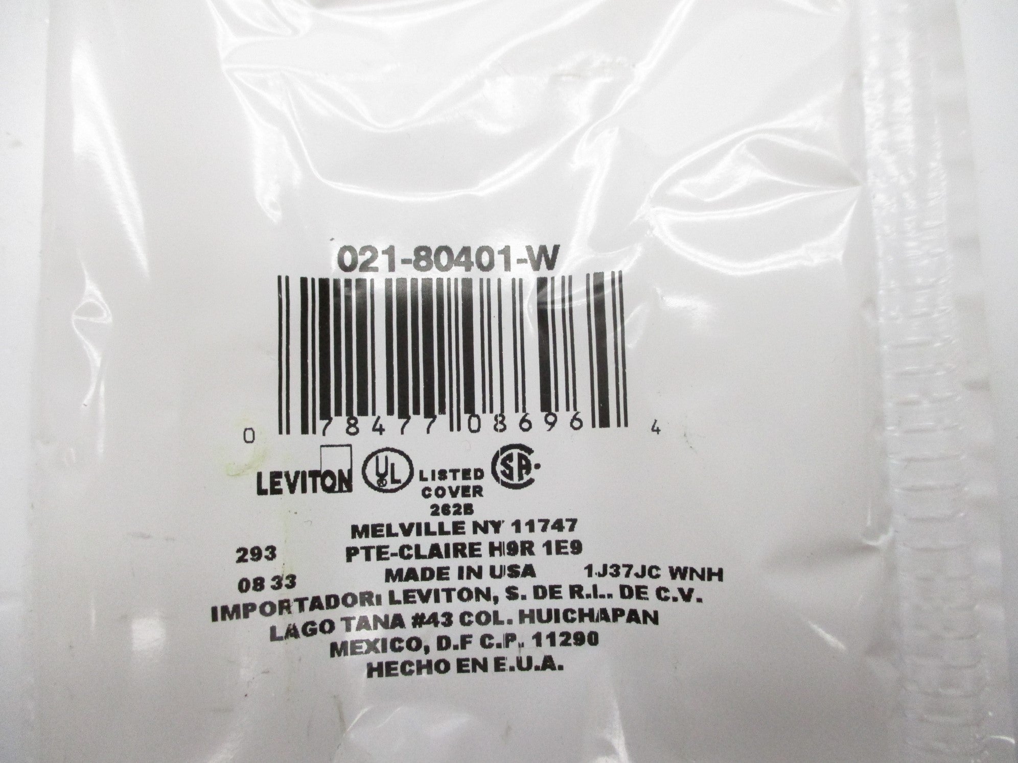 LEVITON 021-80401-W NSMP