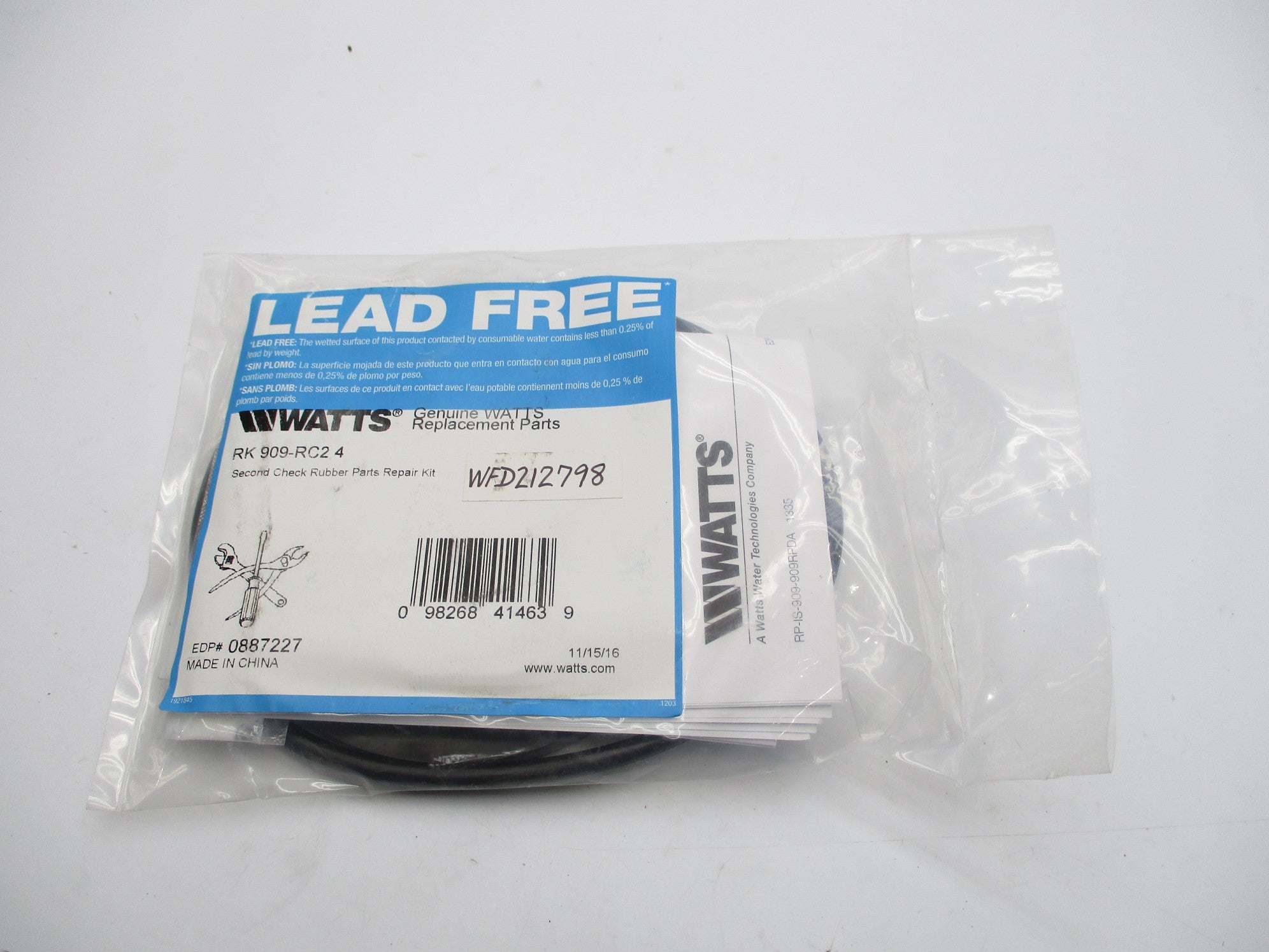 WATTS 0887227 RK909-RC2-4 NSMP