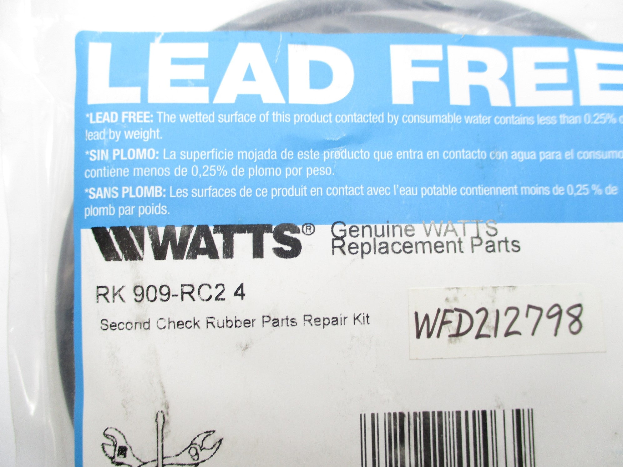 WATTS 0887227 RK909-RC2-4 NSMP