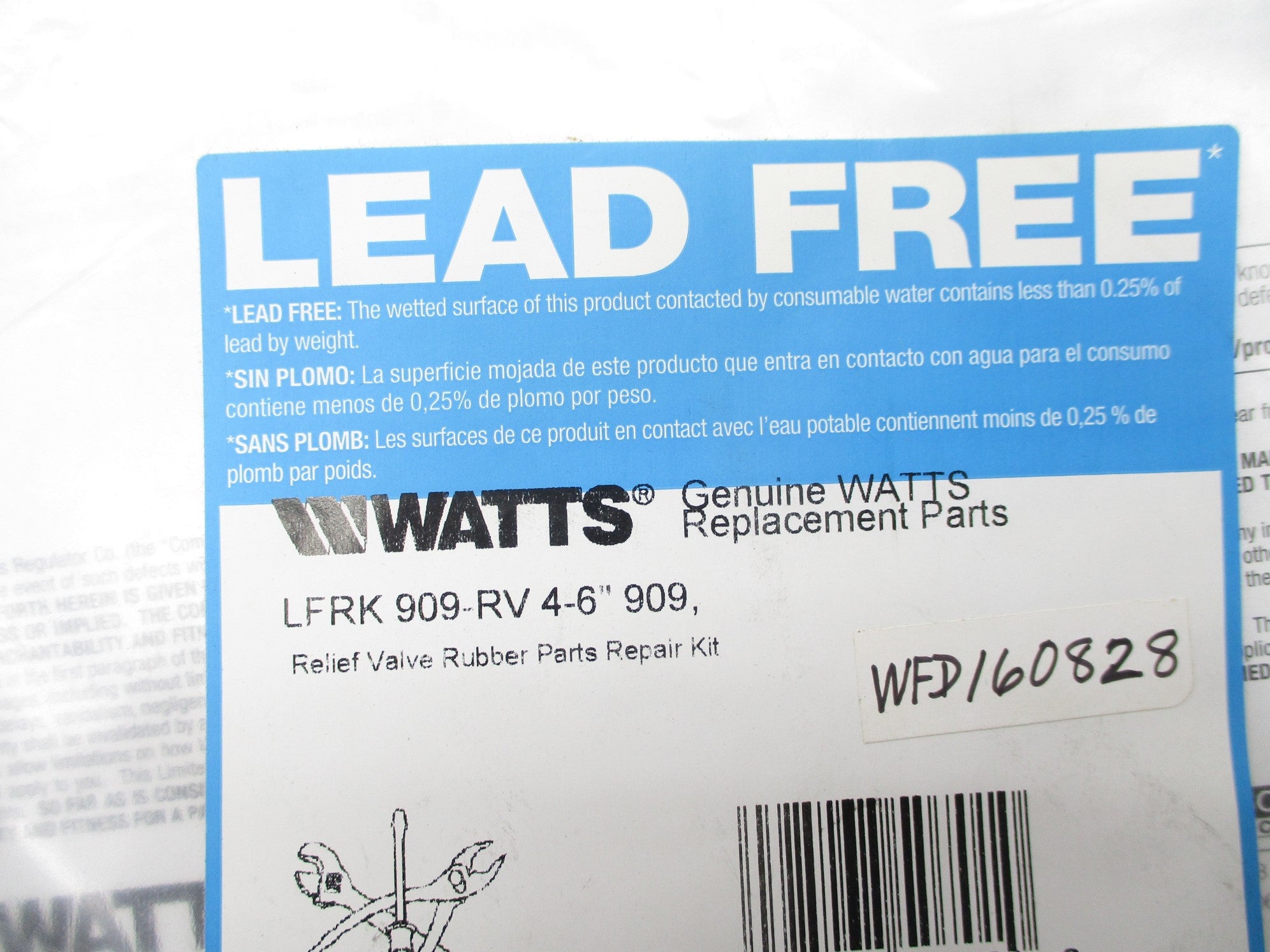 WATTS 0794150 LFRK909-RV4-6 NSMP
