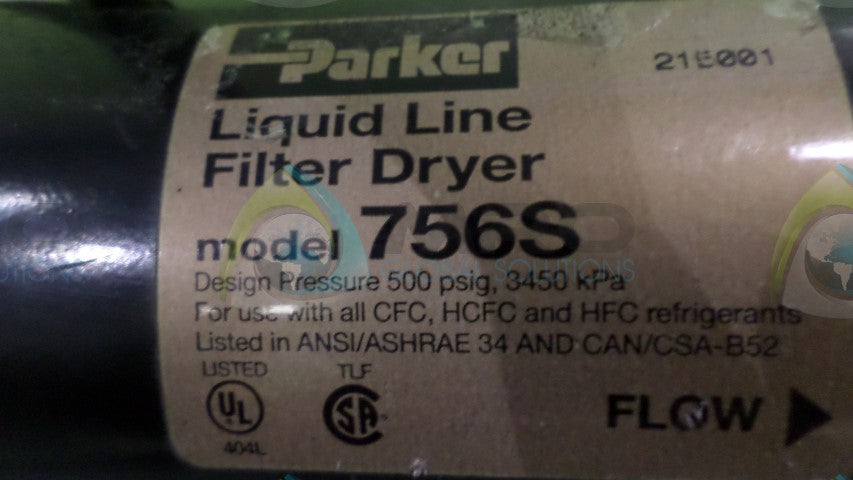 PARKER 756S LIQUID LINE FILTER DRIER *USED*