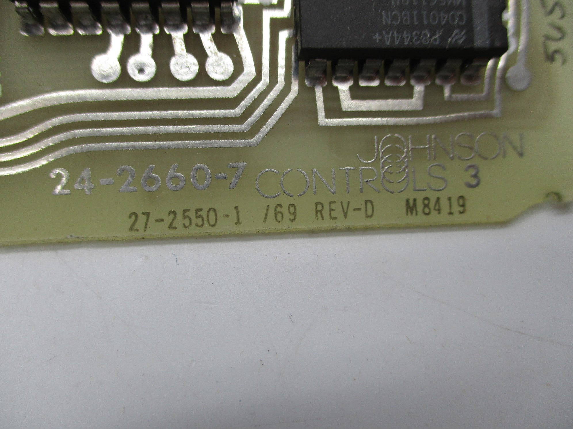 JOHNSON CONTROLS 27-2550-1 REV. D NSNP