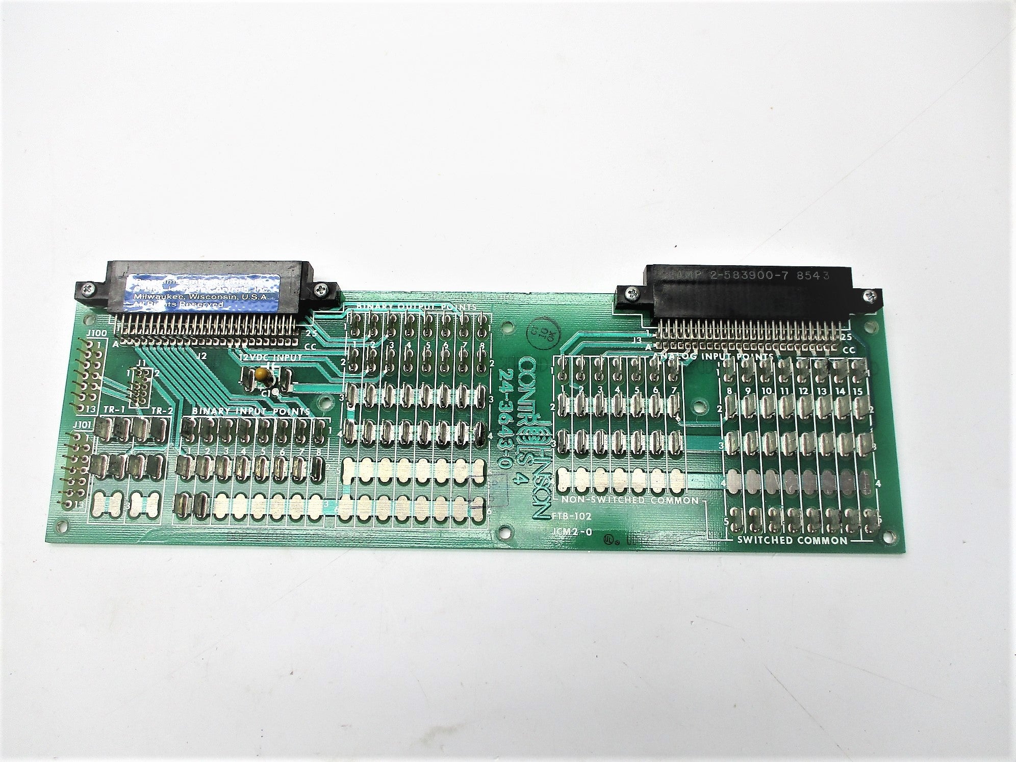 JOHNSON CONTROLS 27-2940-0 REV. C UNMP