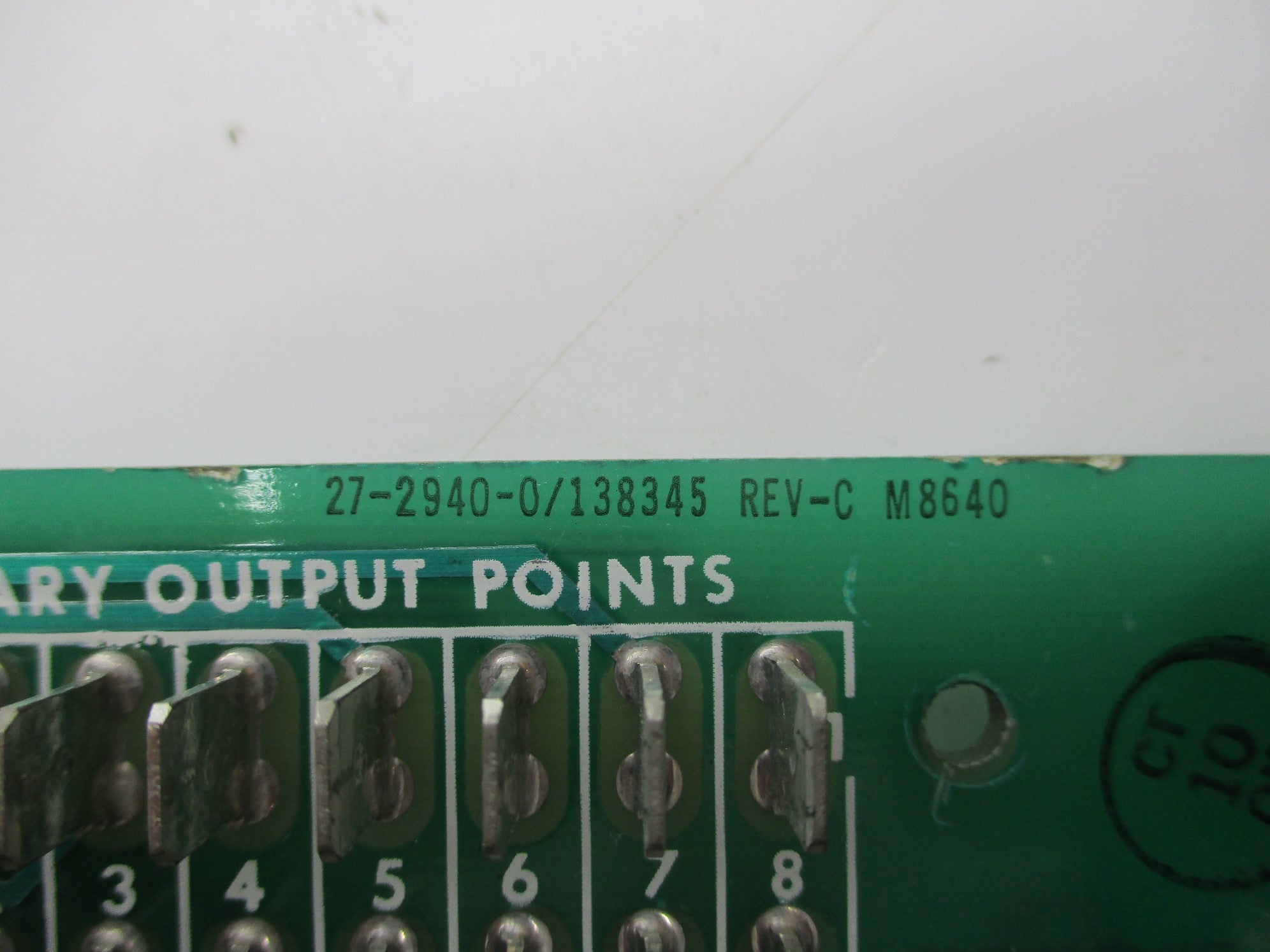 JOHNSON CONTROLS 27-2940-0 REV. C UNMP
