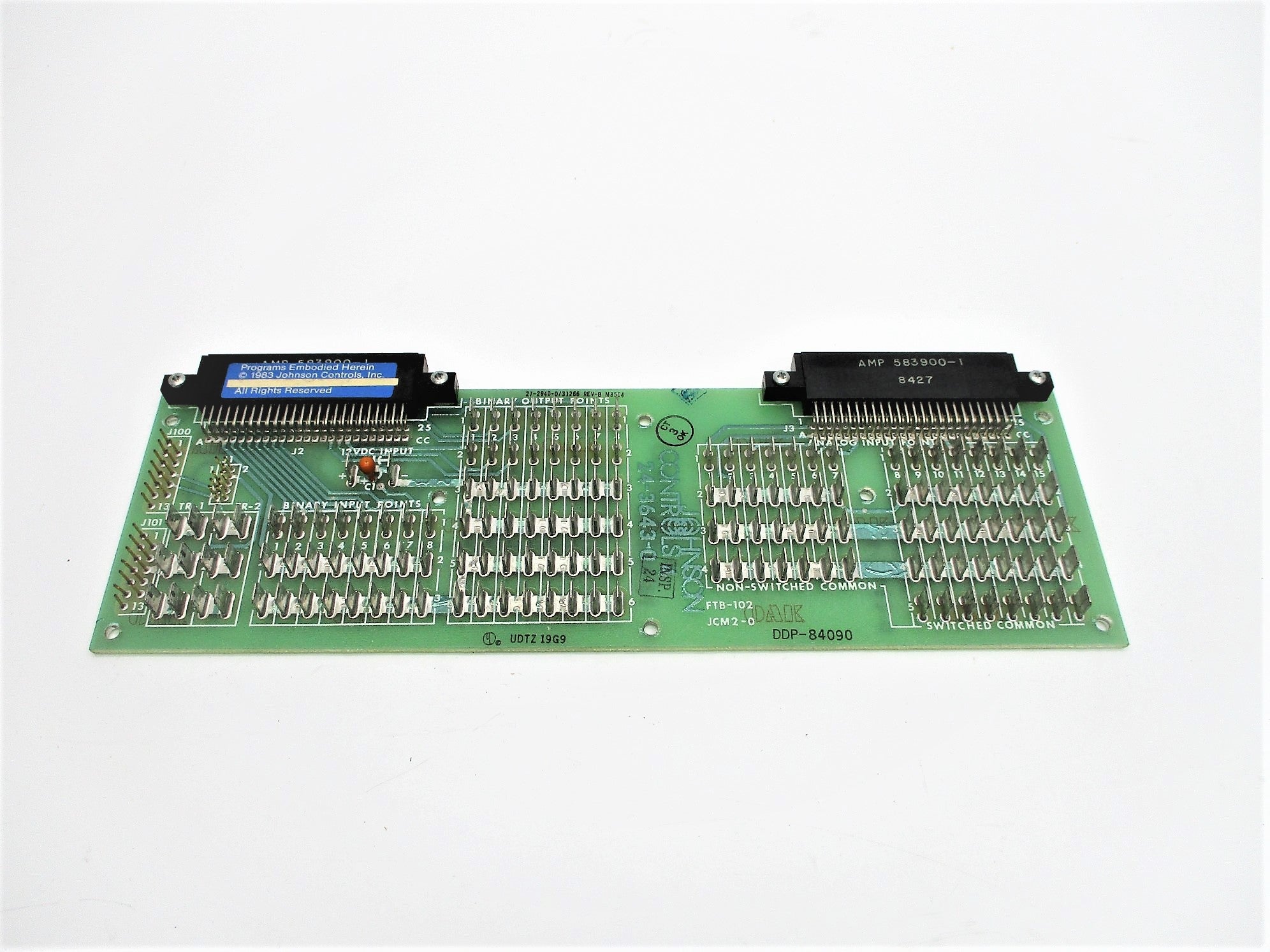 JOHNSON CONTROLS 27-2940-0 REV. B UNMP