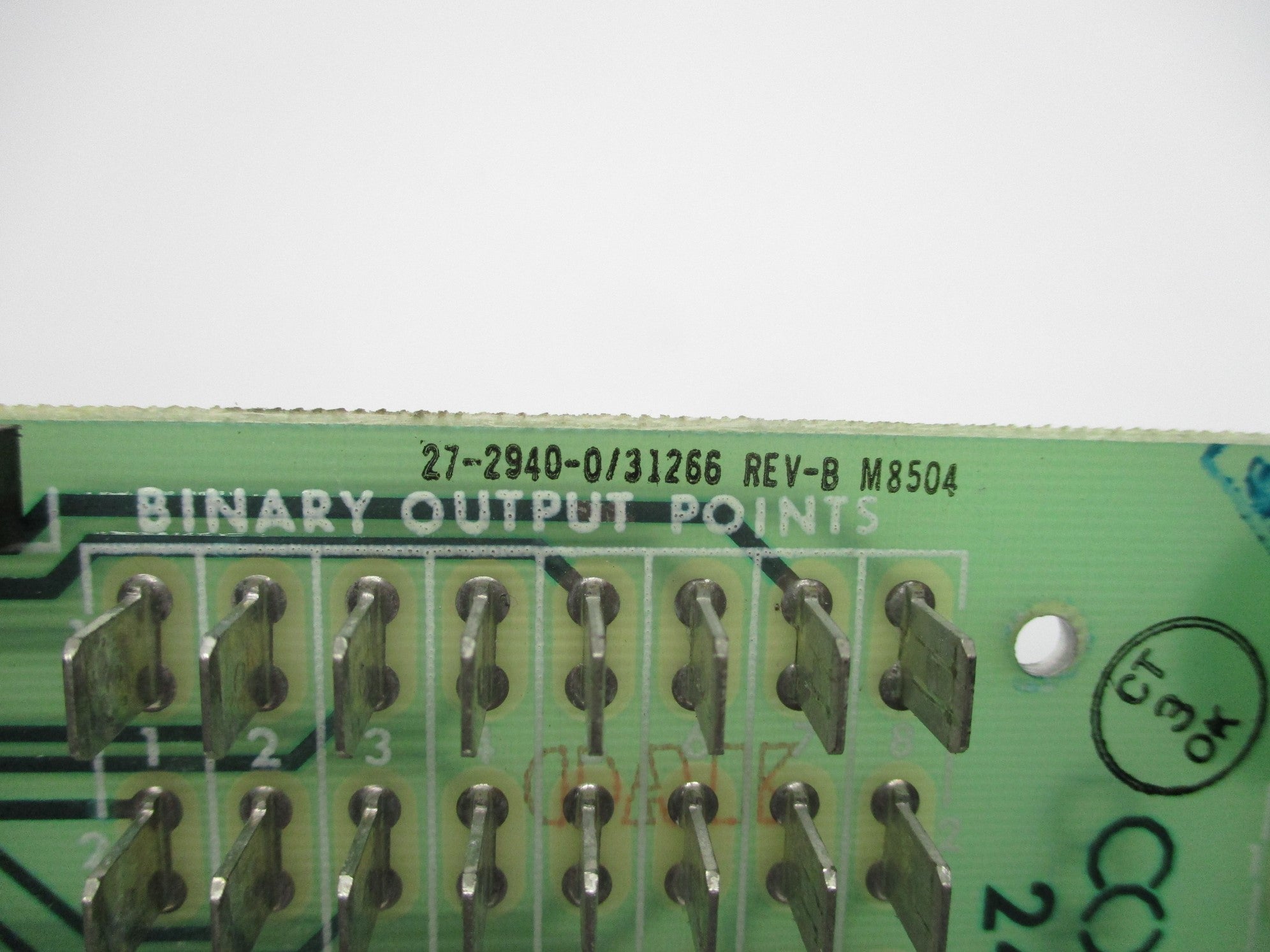 JOHNSON CONTROLS 27-2940-0 REV. B UNMP