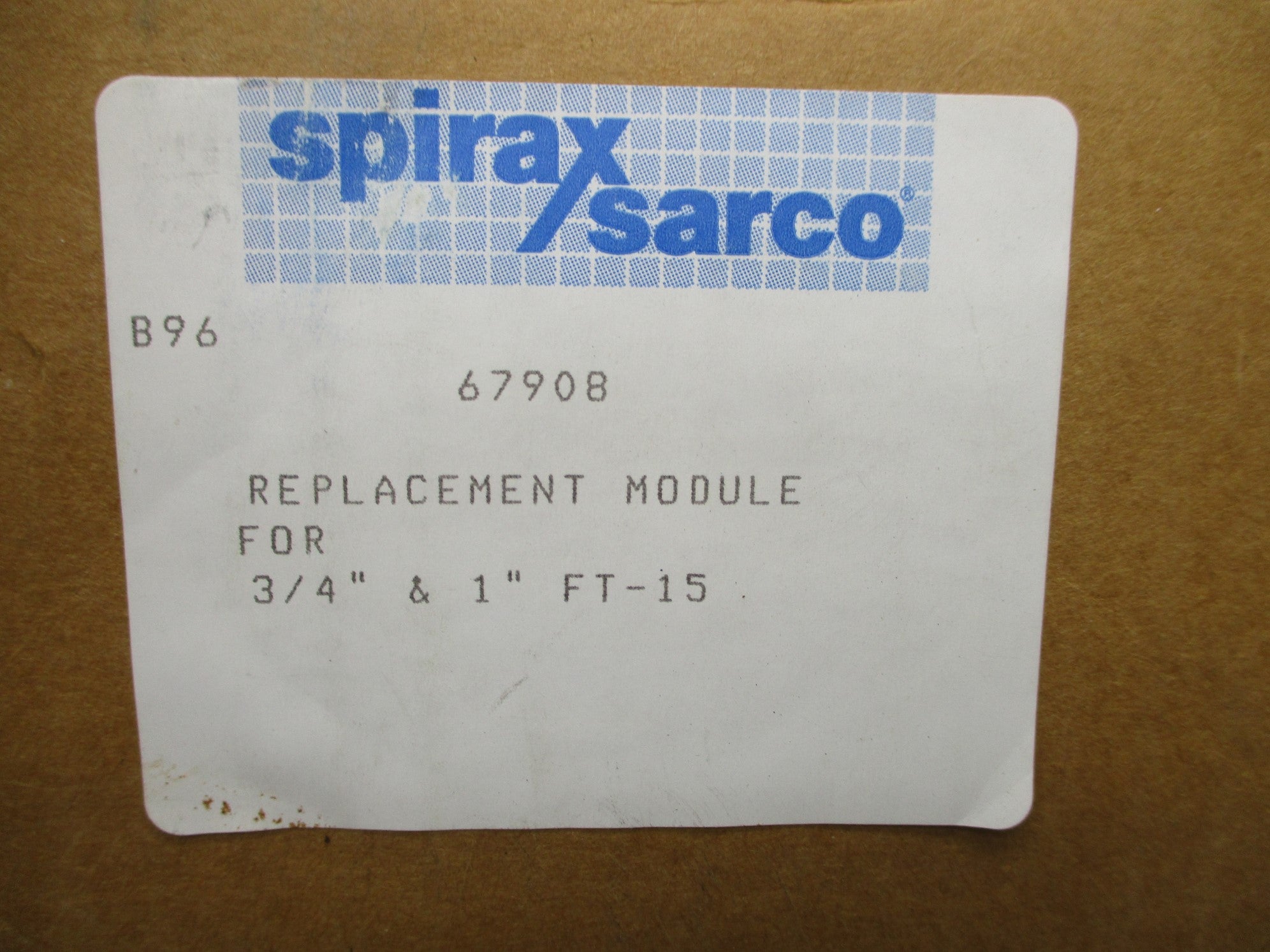 SPIRAX SARCO FT-15 67908 NSMP