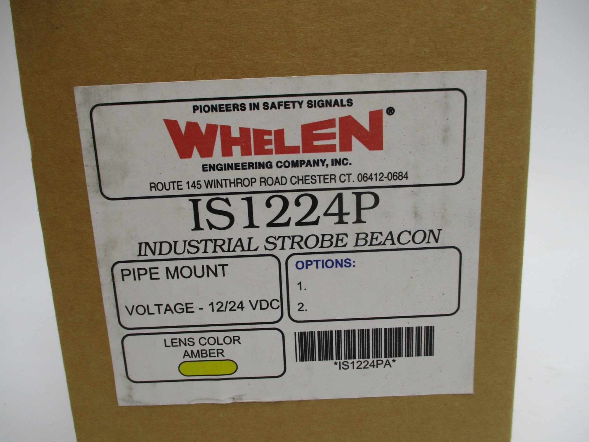 WHELEN IS1224P NSMP
