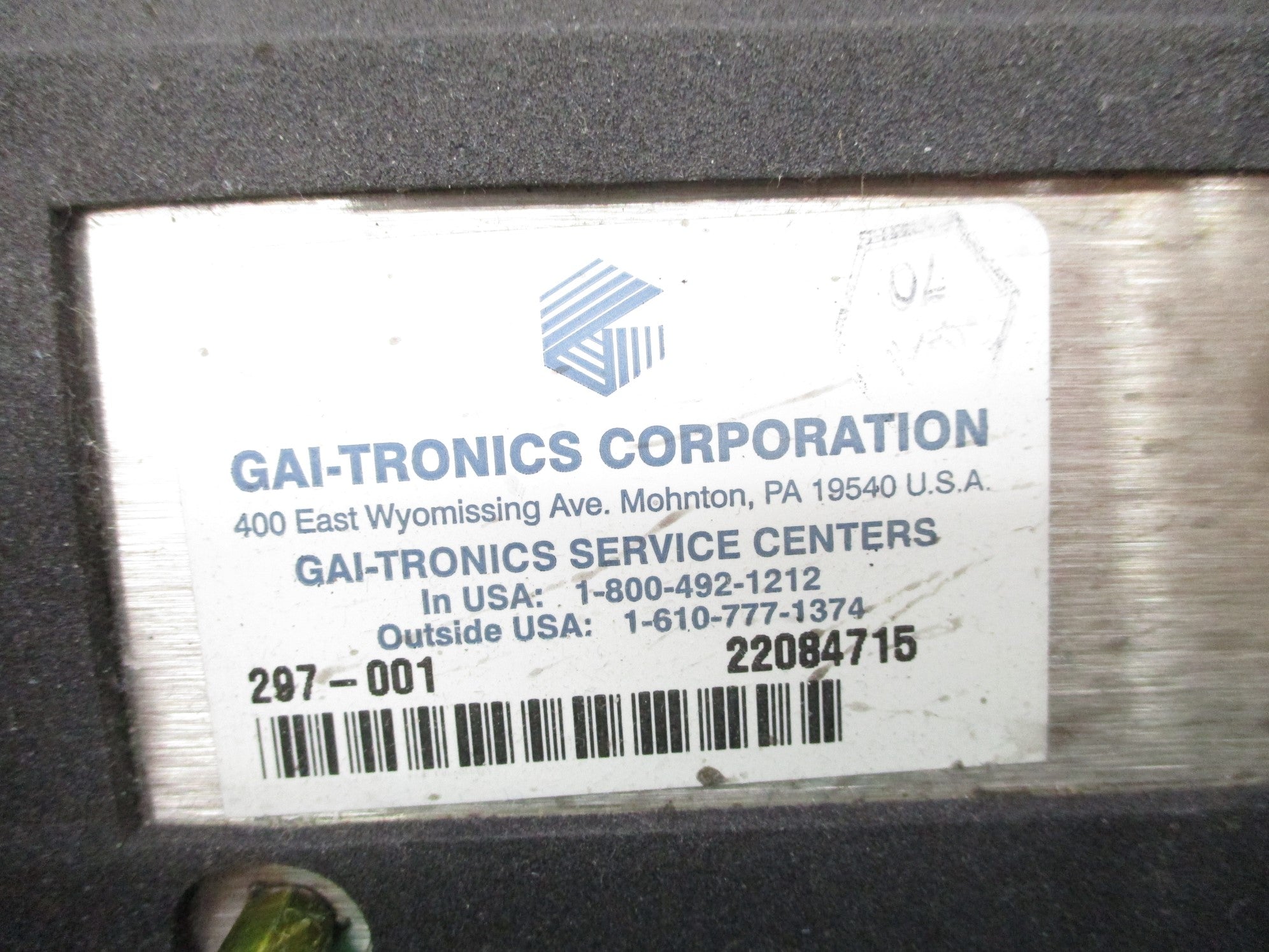 GAI-TRONICS 297-001 UNMP
