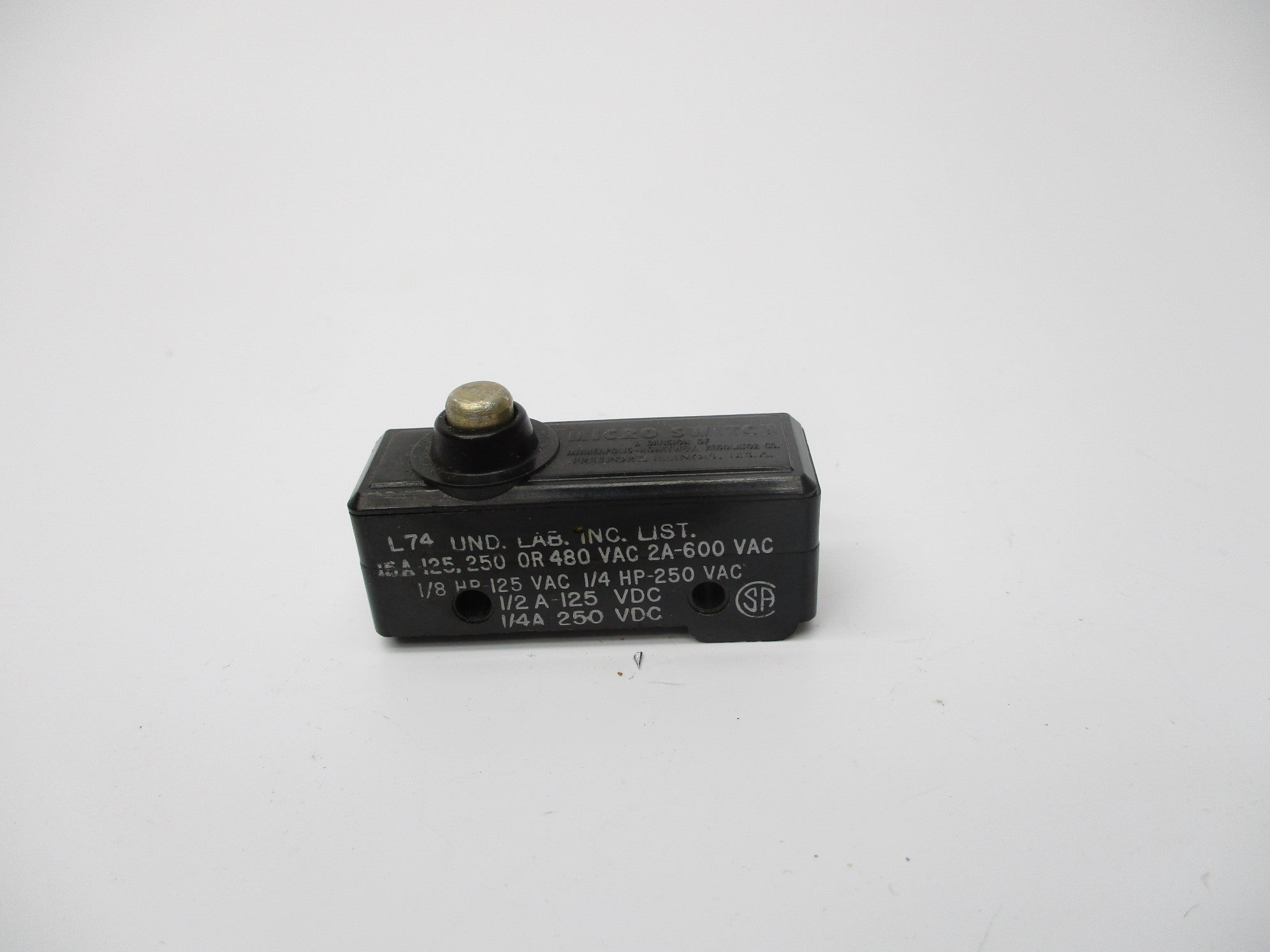 MICRO SWITCH BZ-2RD 600VAC 15A NSNP