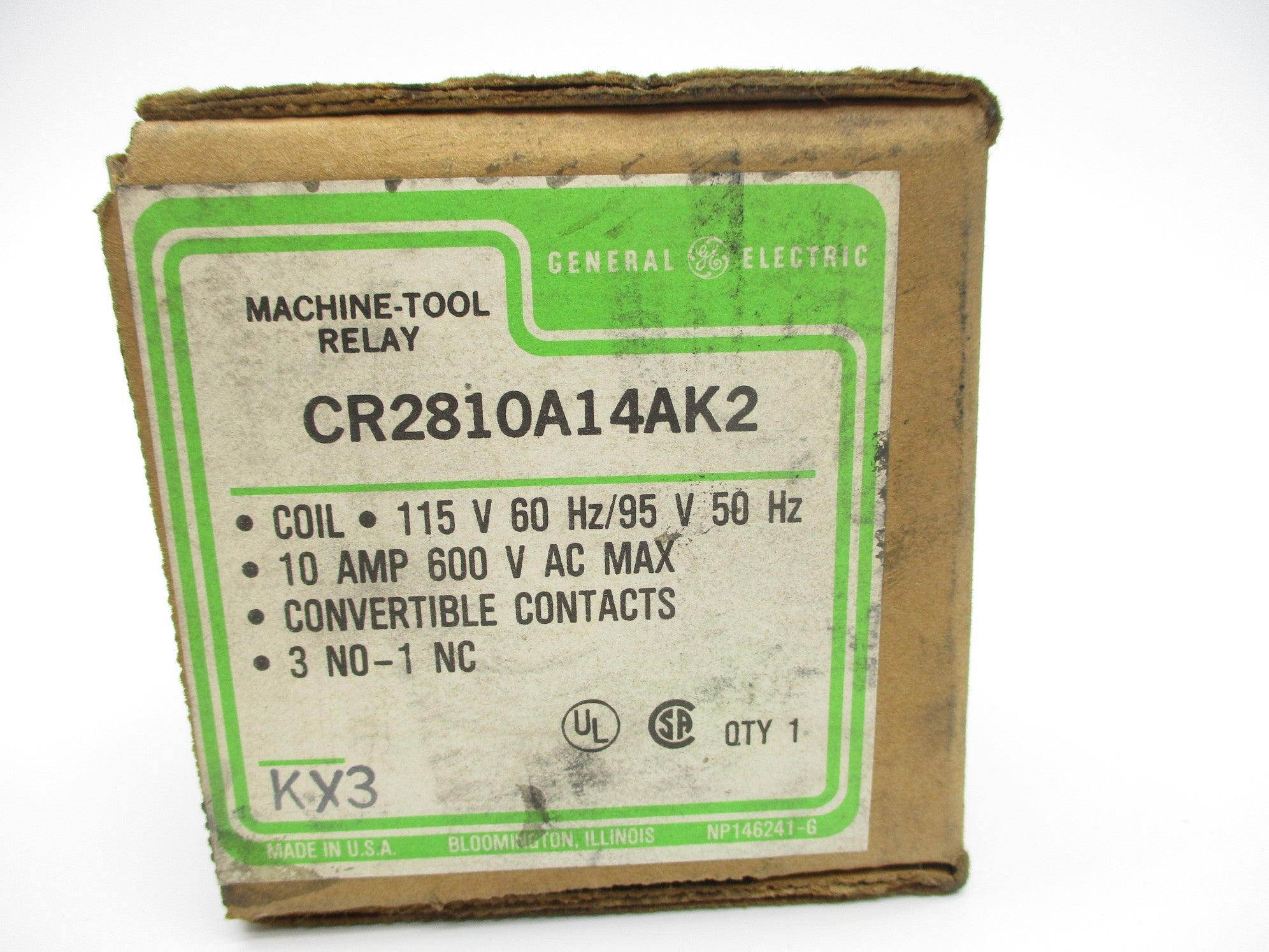 GENERAL ELECTRIC CR2810A14AK2 10A 95/115V NSMP