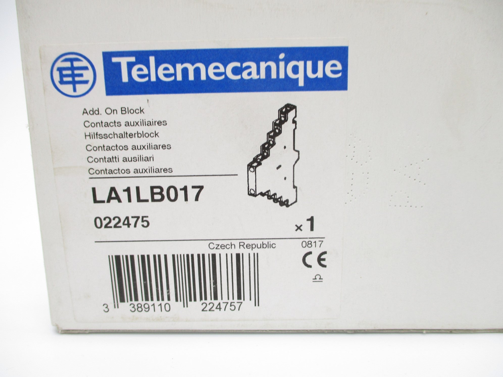 TELEMECANIQUE LA1LB017 690V 3A NSMP