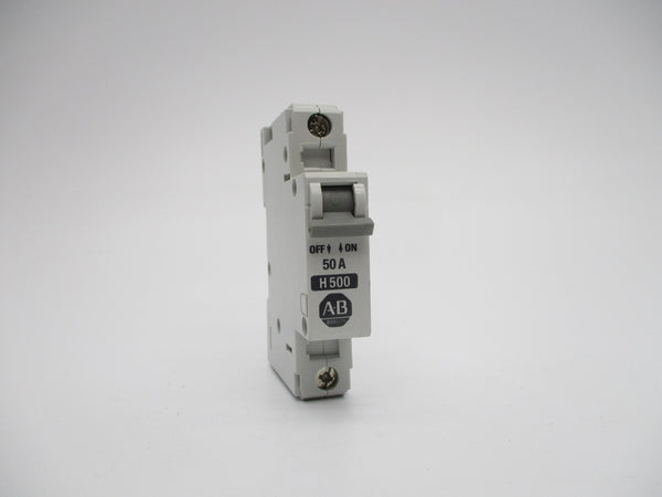 ALLEN BRADLEY 1492-CB1H500 SER. B 50A 277V (GY/BL) NSMP