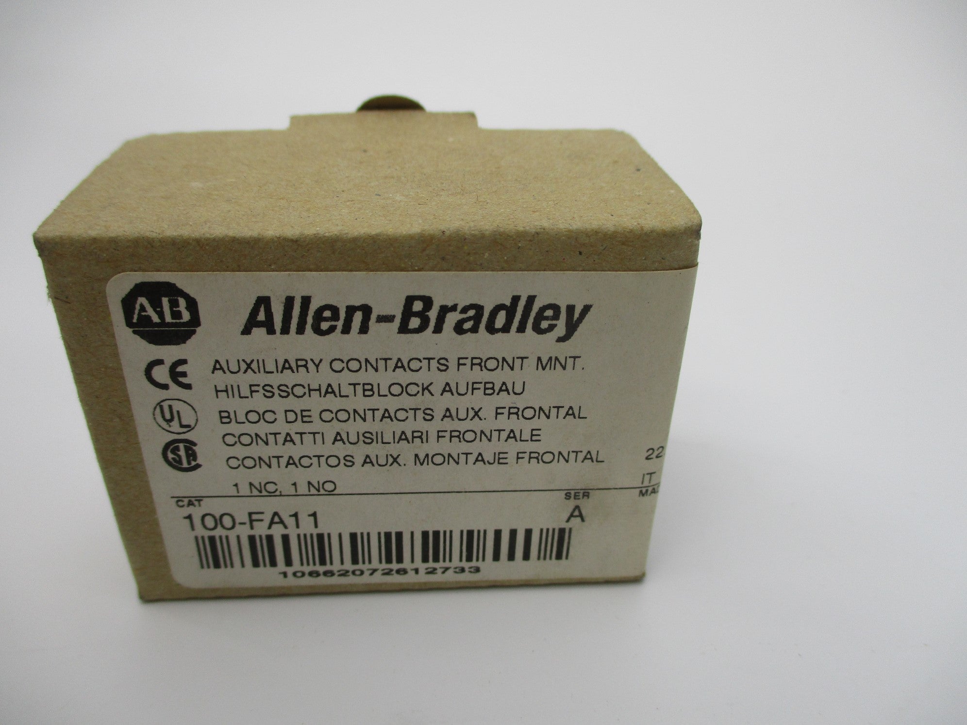 ALLEN BRADLEY 100-FA11 SER. A (BR/WH) NSMP