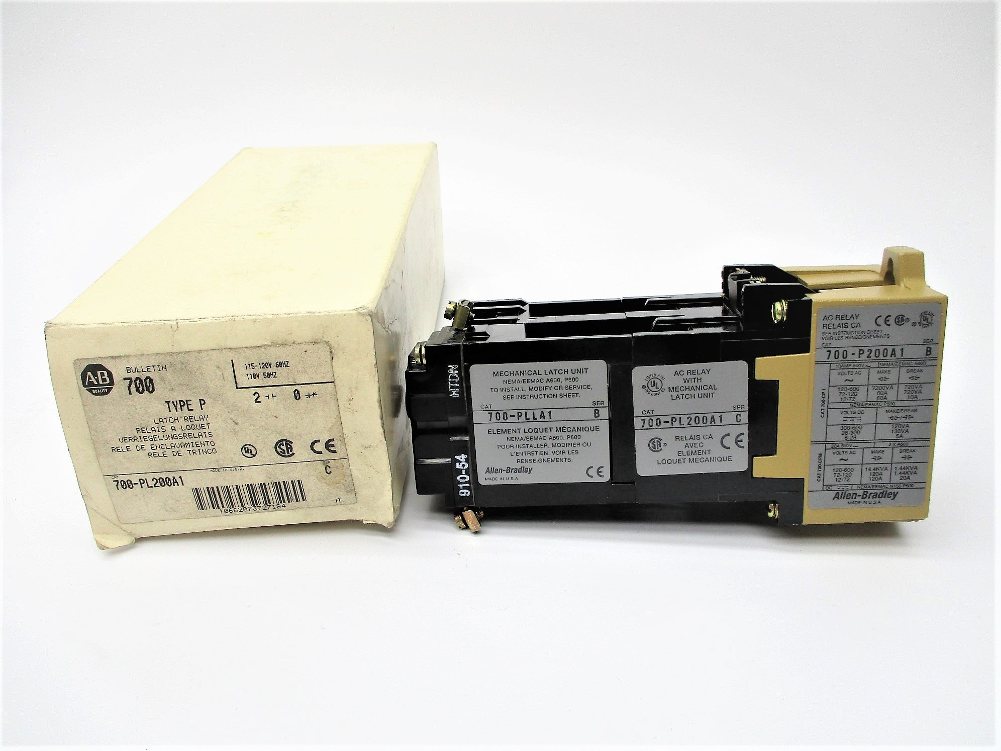 INDUSTRIAL SPARE PART 700-PL200A1 SER. C 110/120V 60A (WH) NSMP