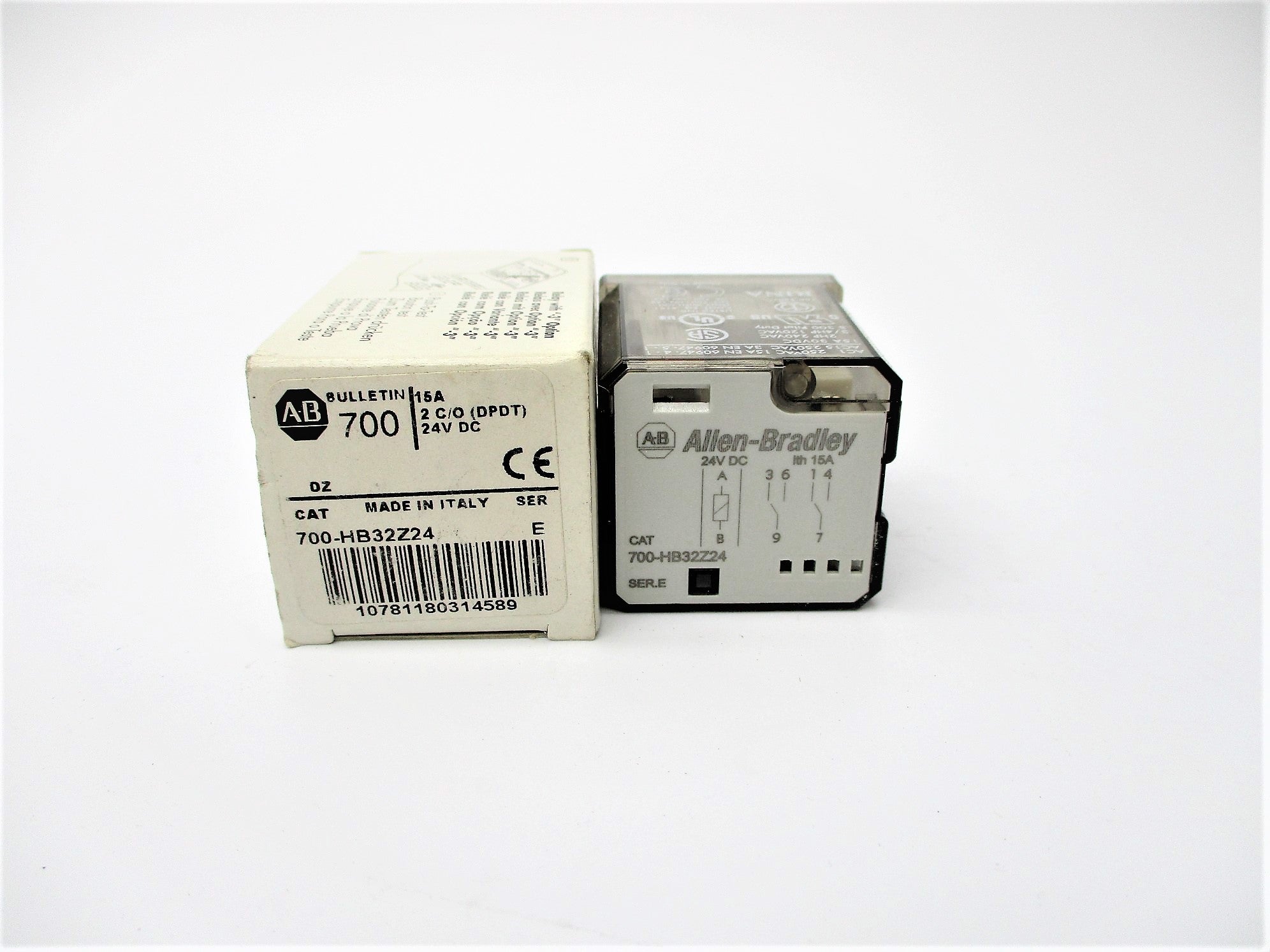 ALLEN BRADLEY 700-HB32A24 SER. E 15A 24VDC (WH) NSMP