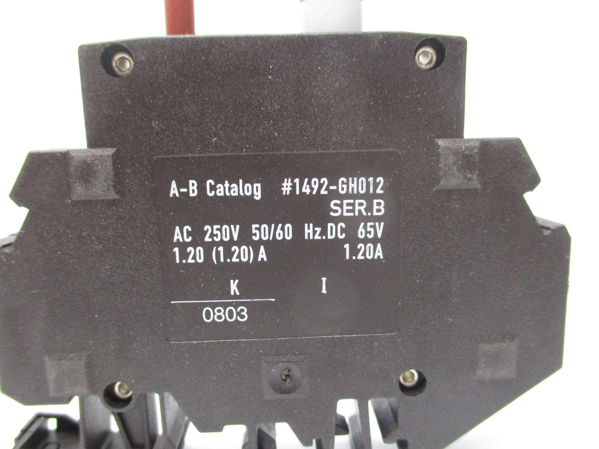 ALLEN BRADLEY 1492-GH012 SER. B 1.20A 250V NSNP
