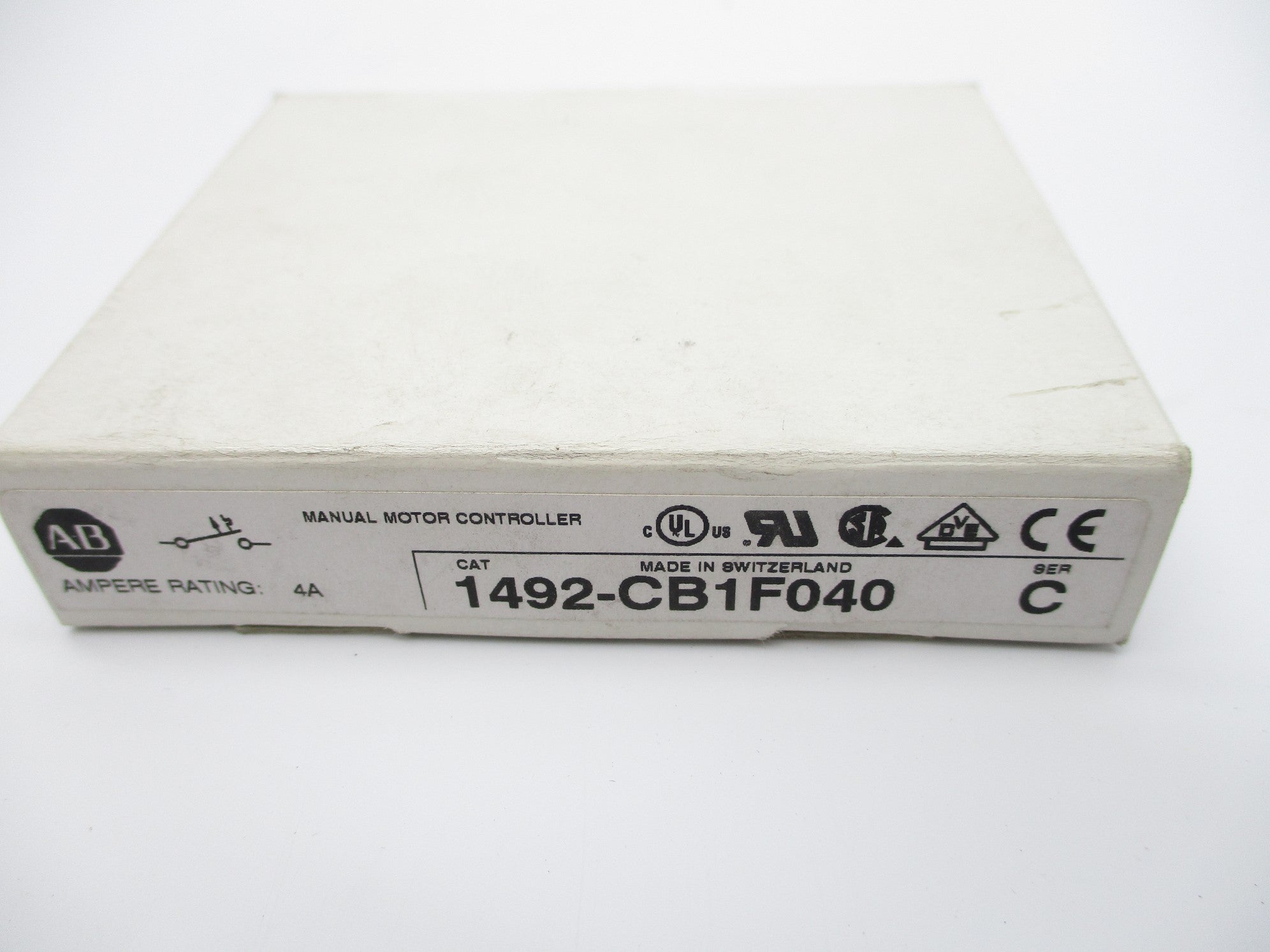 ALLEN BRADLEY 1492-CB1F040 SER. C 4A 277V (WH) NSMP