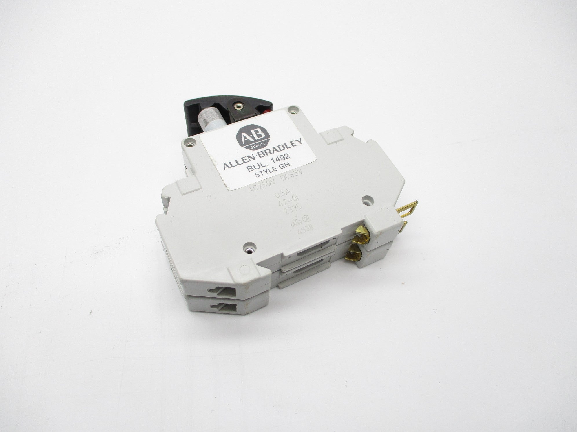 ALLEN BRADLEY 1492-GHD005 SER. A .5A 250V (BK/YL) NSMP