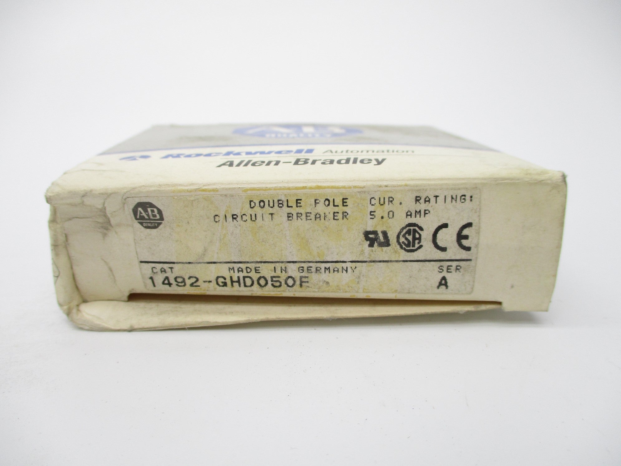 ALLEN BRADLEY 1492-GHD050F SER. A 250VAC 5.0A (GY/BL) NSMP