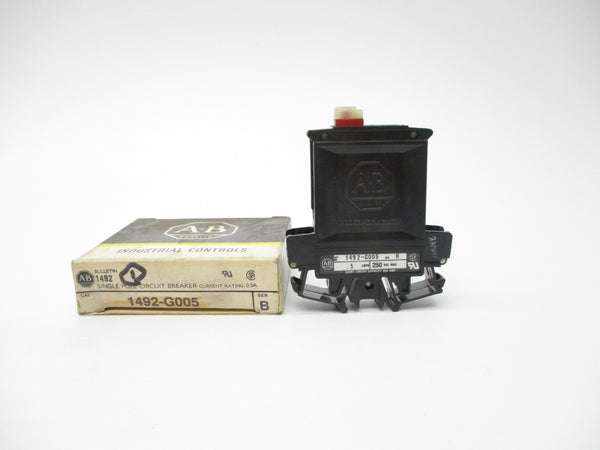 ALLEN BRADLEY 1492-G005 SER. B .5A 250V (BK/YL) NSMP