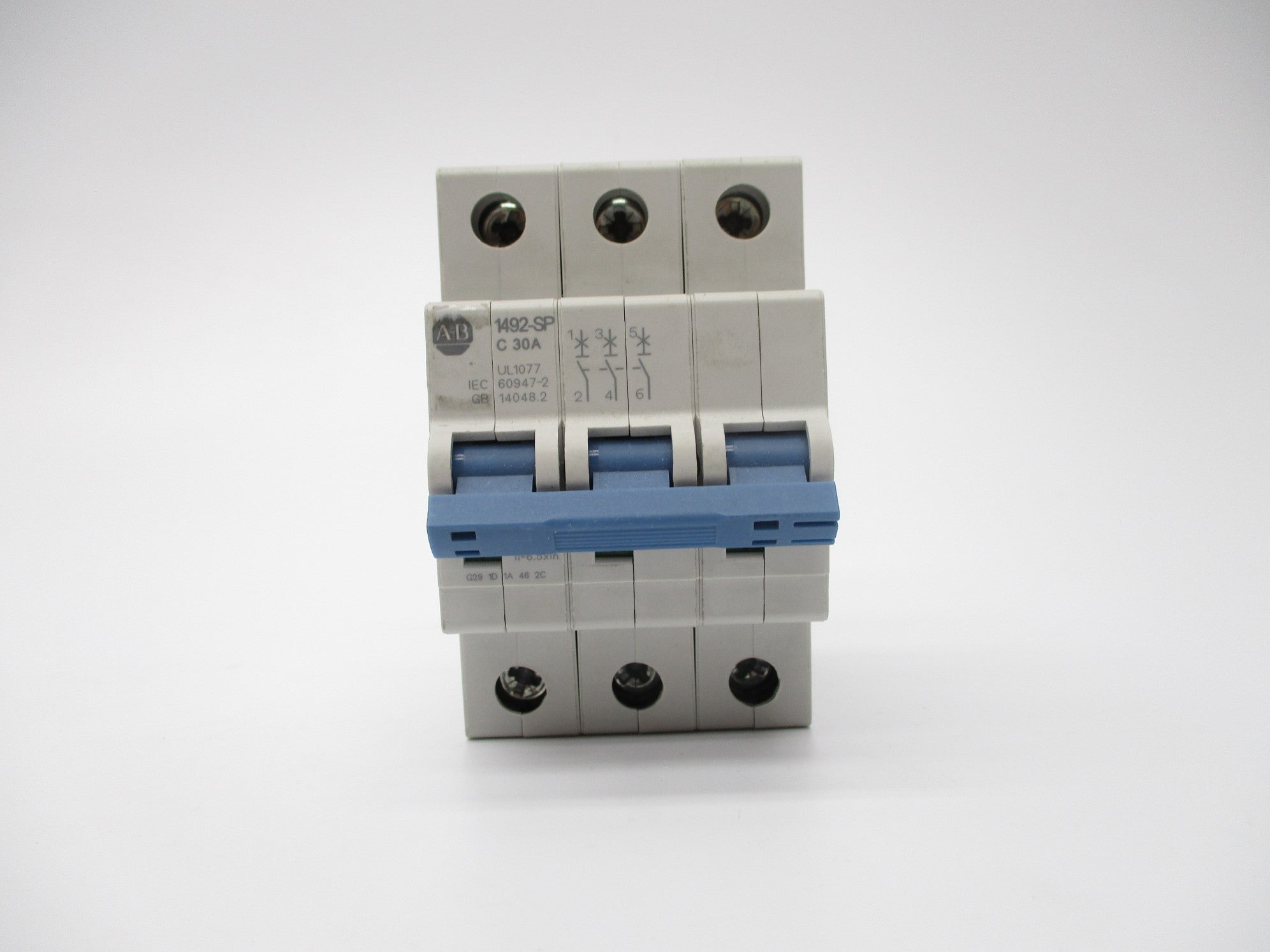 ALLEN BRADLEY 1492-SPM3C300 SER. D 30A 277V NSNP
